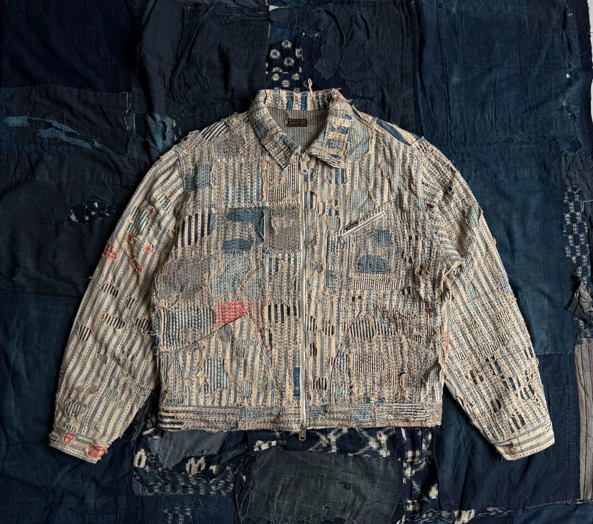 Kapital KAPITAL Liberty Boro Zip Jacket Size XL Size US XL / EU 56 / 4 - 2 Thumbnail