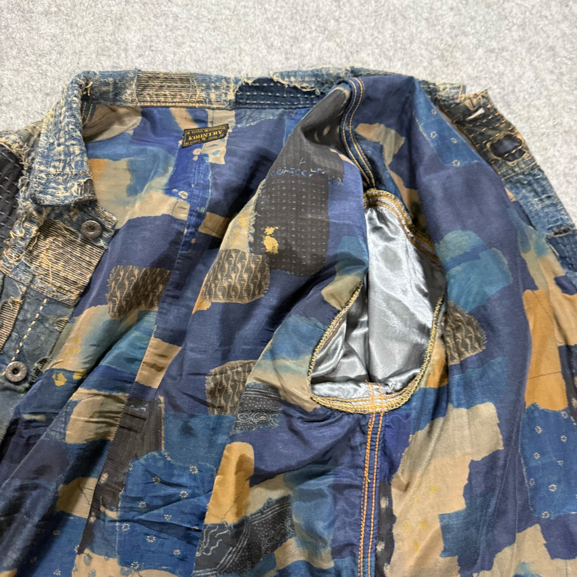 Kapital KAPITAL Boro Patchwork Denim Jacket Size XXL Size US XXL / EU 58 / 5 - 10 Thumbnail