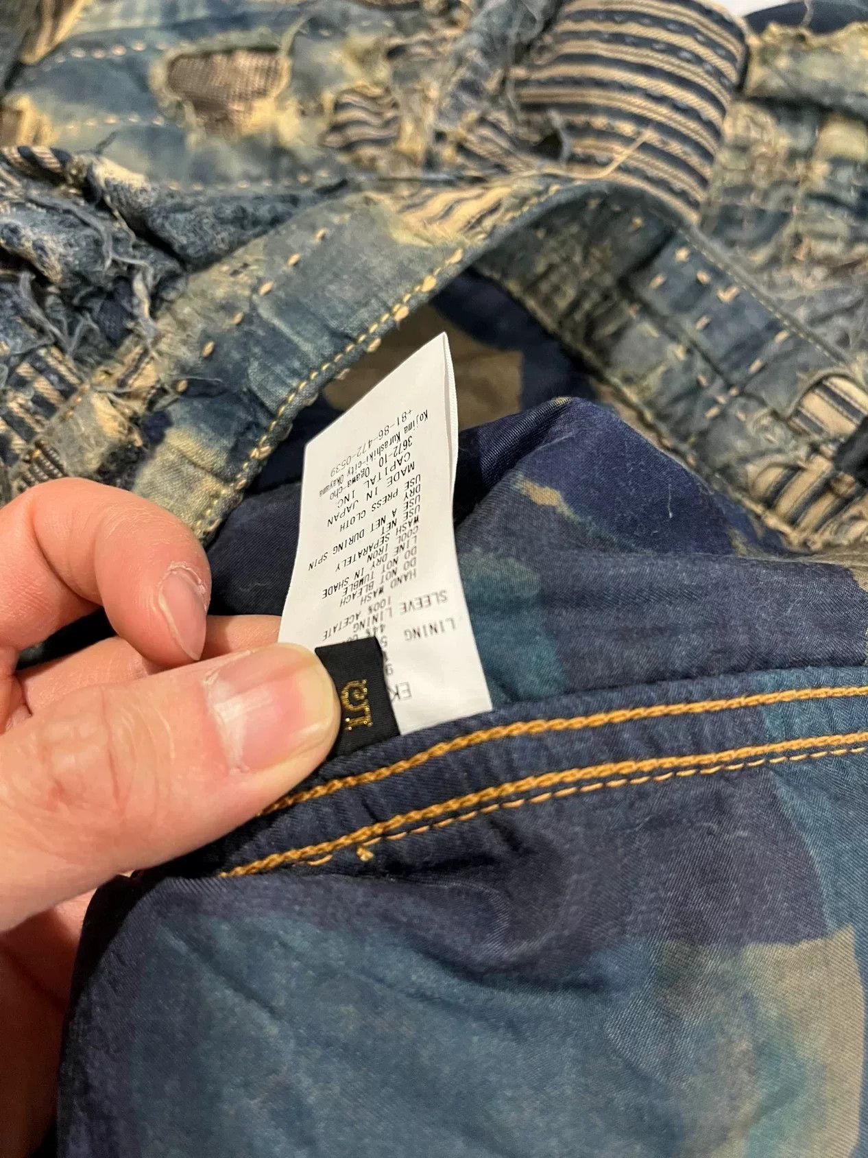 Kapital KAPITAL Kountry Boro Denim Jacket Size 5 Size US XXL / EU 58 / 5 - 4 Thumbnail