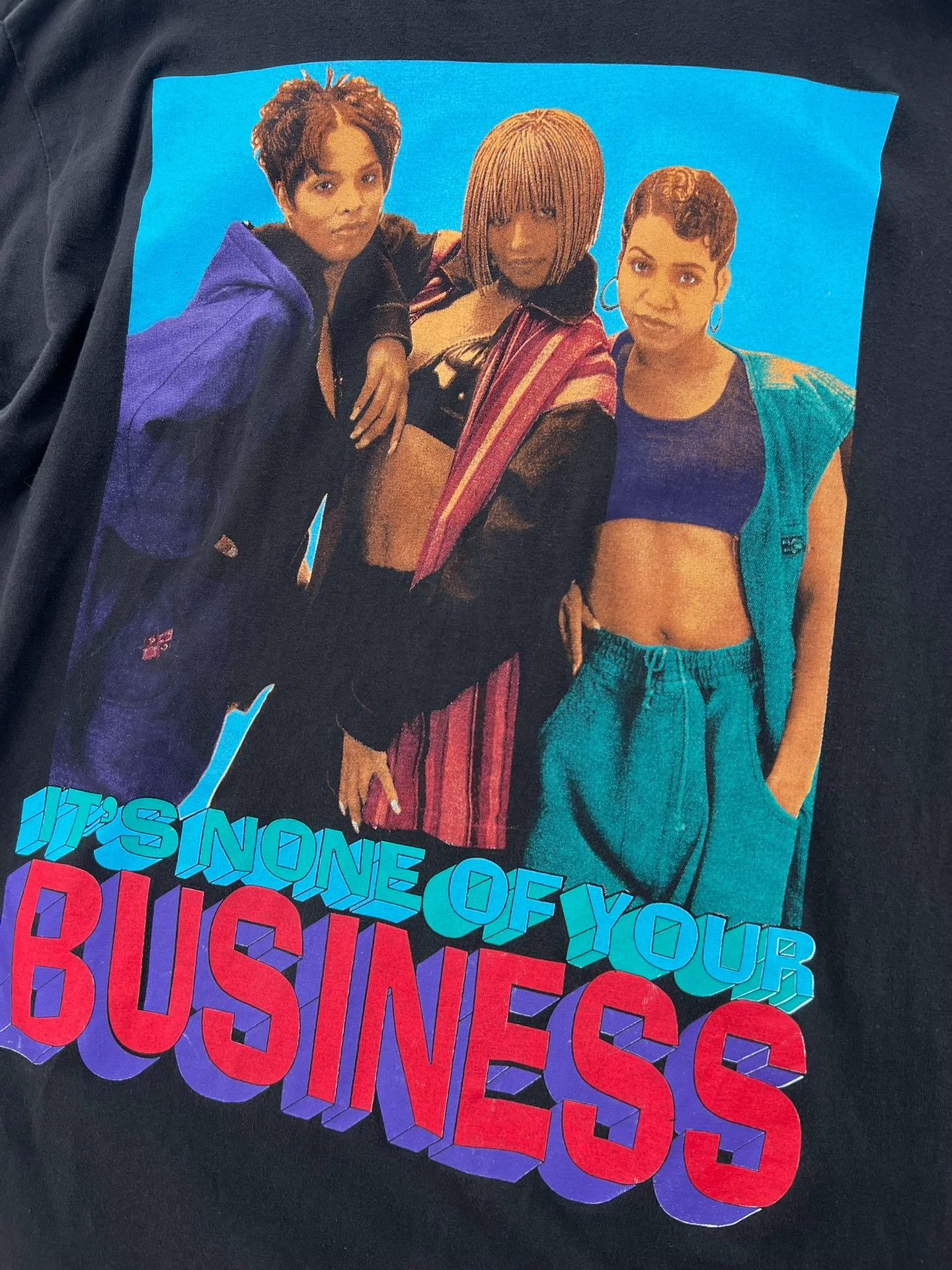 Vintage Salt-N-Pepa 90s Vintage Rap T-Shirt XL Size US XL / EU 56 / 4 - 5 Thumbnail