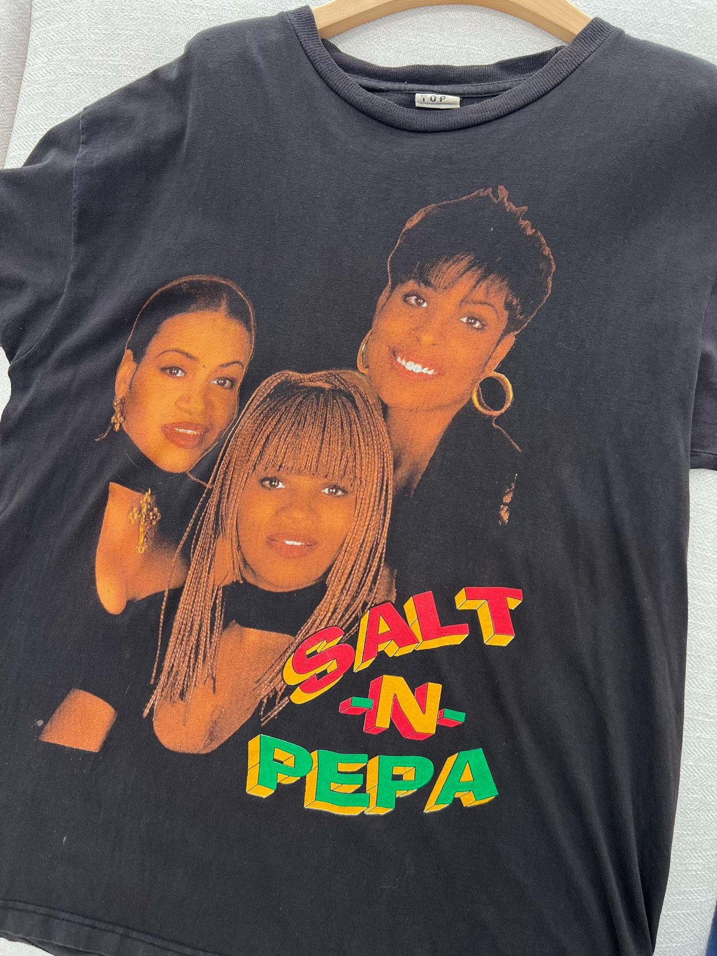 Vintage Salt-N-Pepa 90s Vintage Rap T-Shirt XL Size US XL / EU 56 / 4 - 6 Thumbnail