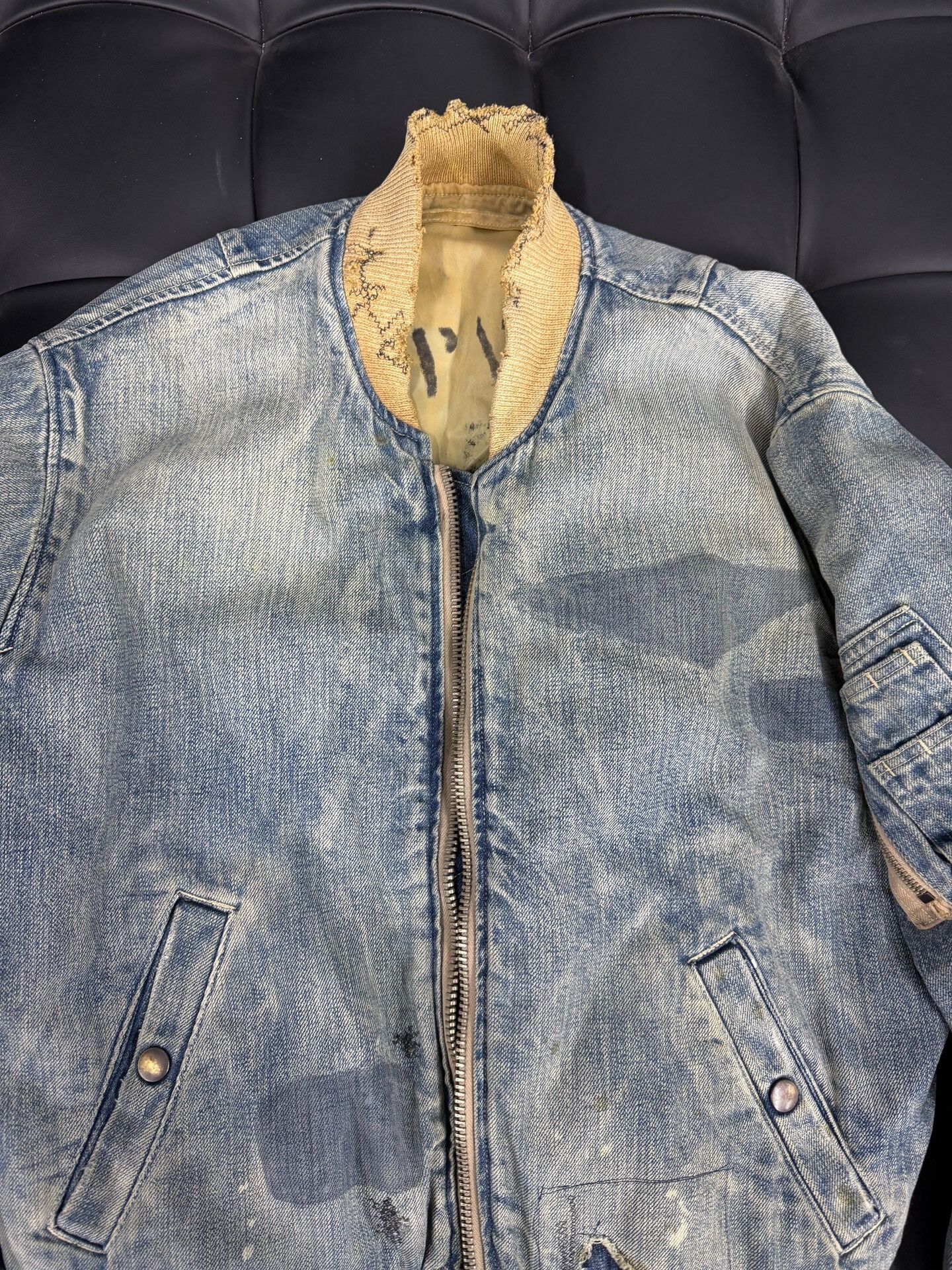 Kapital Kapital Studded Reversible Bomber Jacket Size M Size US M / EU 48-50 / 2 - 3 Thumbnail