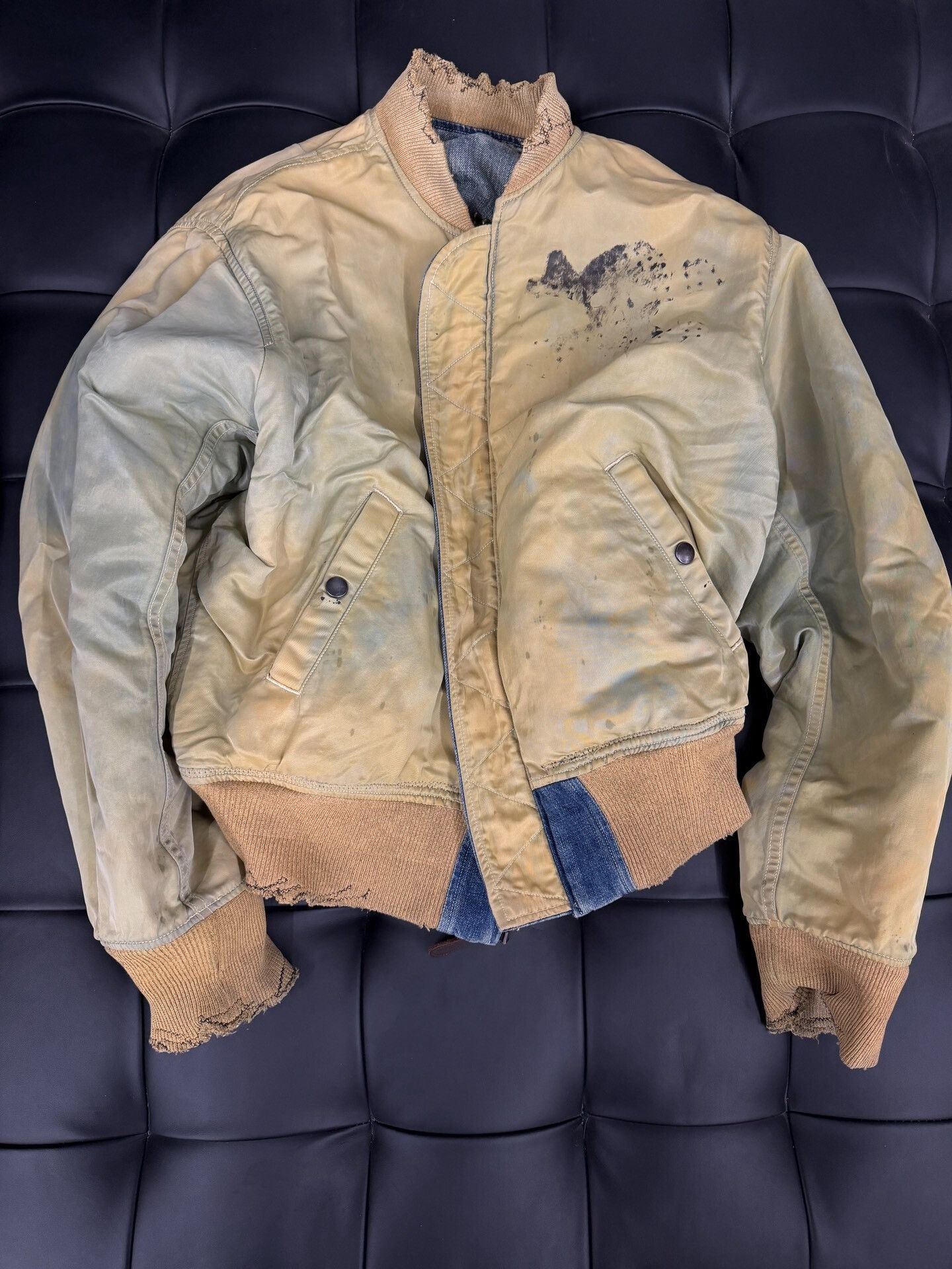 Kapital Kapital Studded Reversible Bomber Jacket Size M Size US M / EU 48-50 / 2 - 6 Thumbnail