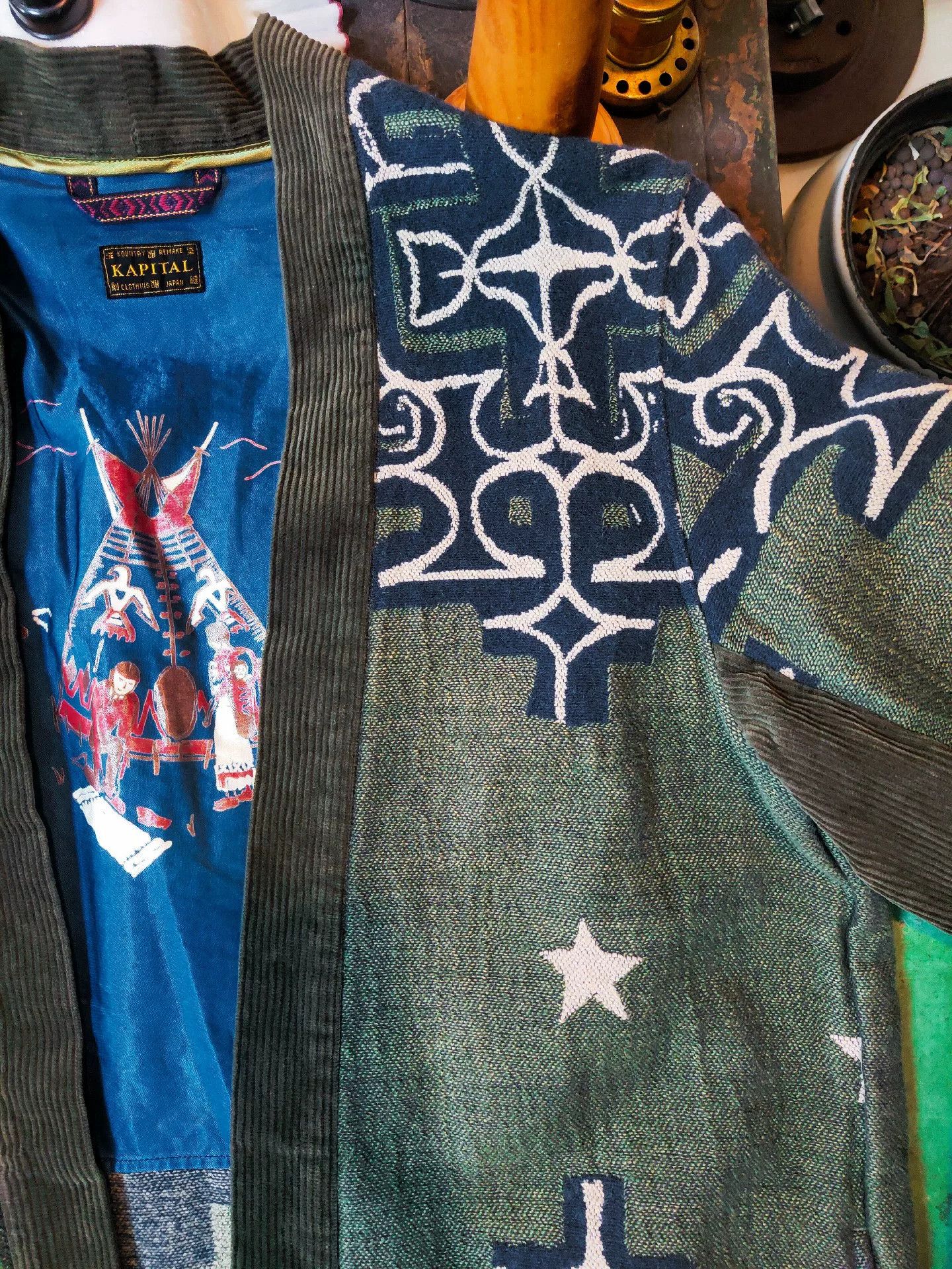 Kapital Kapital Kountry Printed Kimono Jacket Size L Size US L / EU 52-54 / 3 - 5 Thumbnail
