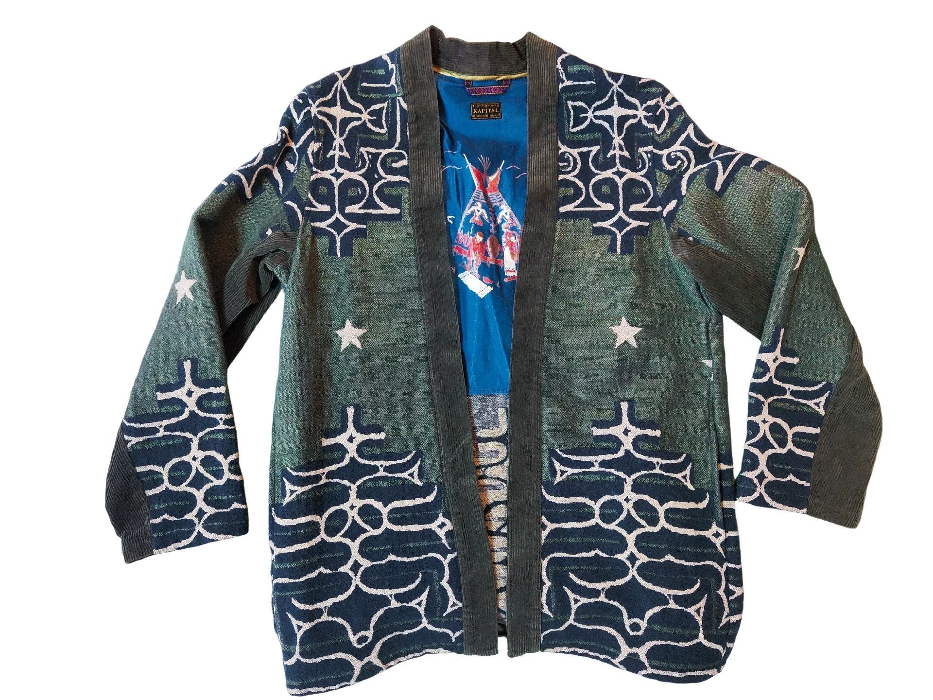 Kapital Kapital Kountry Printed Kimono Jacket Size L Size US L / EU 52-54 / 3 - 2 Thumbnail