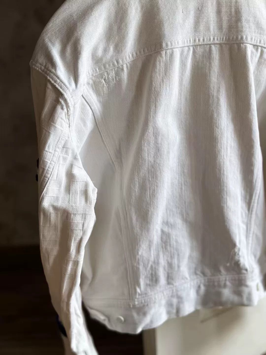 Kapital Kapital Bead Embroidery White Denim Jacket Size 40 Size US XXS / EU 40 - 7 Thumbnail