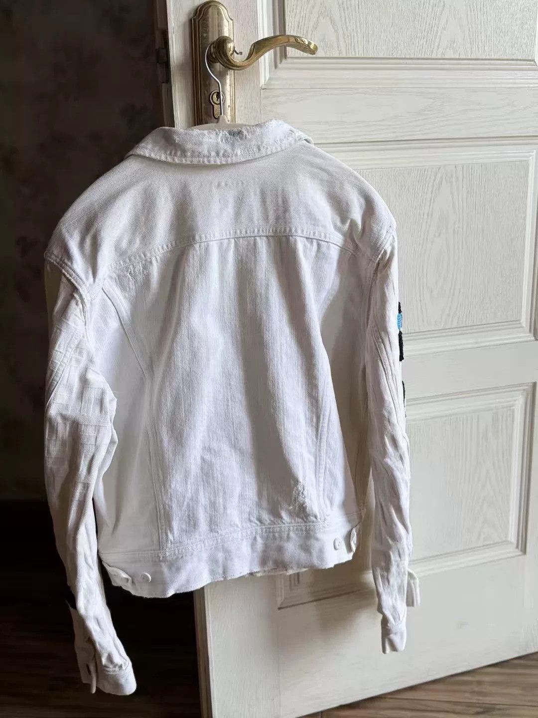 Kapital Kapital Bead Embroidery White Denim Jacket Size 40 Size US XXS / EU 40 - 3 Thumbnail