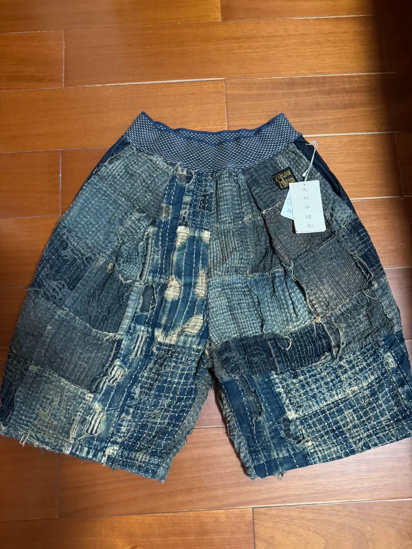 Kapital Kapital Boro Patchwork Shorts Size M Size US 32 / EU 48 - 2 Thumbnail