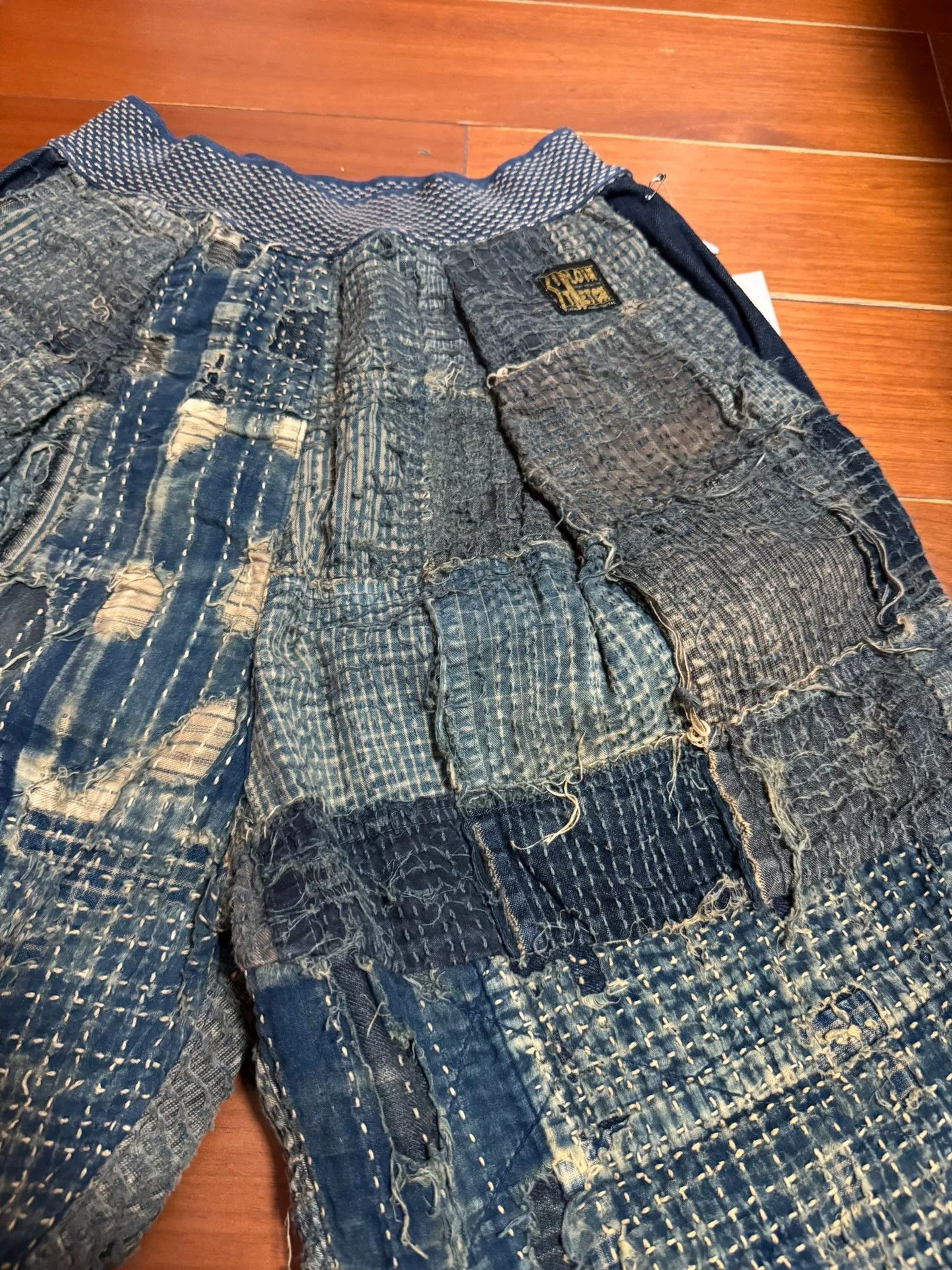 Kapital Kapital Boro Patchwork Shorts Size M Size US 32 / EU 48 - 4 Thumbnail