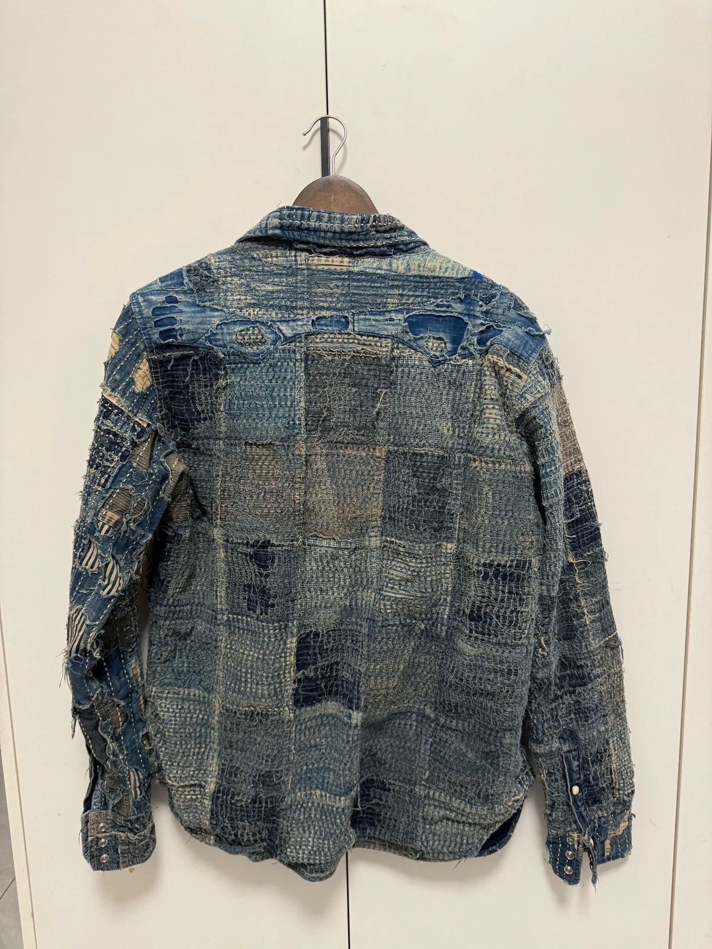Kapital Kapital Kountry Sashiko Boro Shirt Size XL Size US XL / EU 56 / 4 - 4 Thumbnail