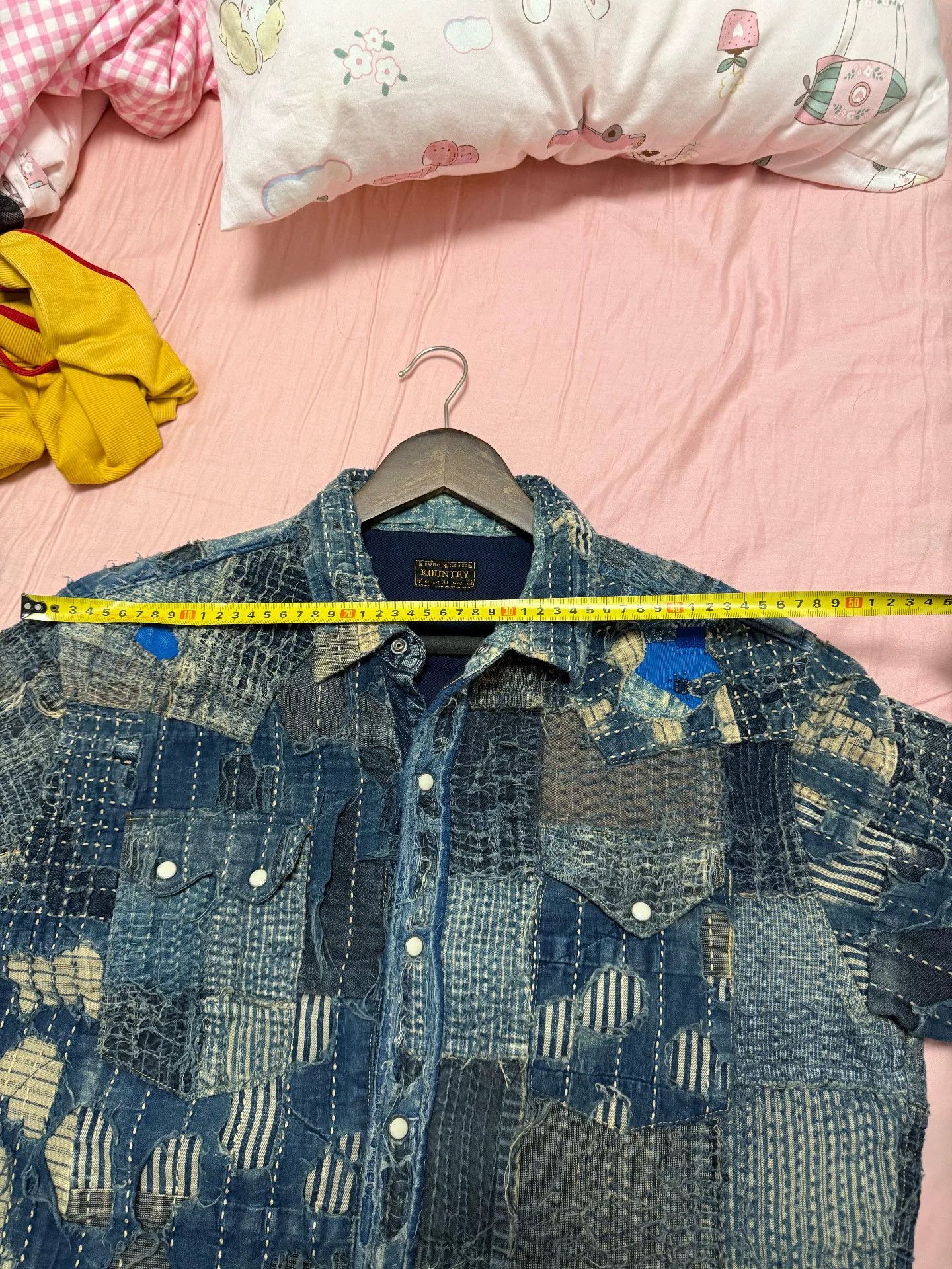Kapital Kapital Kountry Sashiko Boro Shirt Size XL Size US XL / EU 56 / 4 - 9 Thumbnail