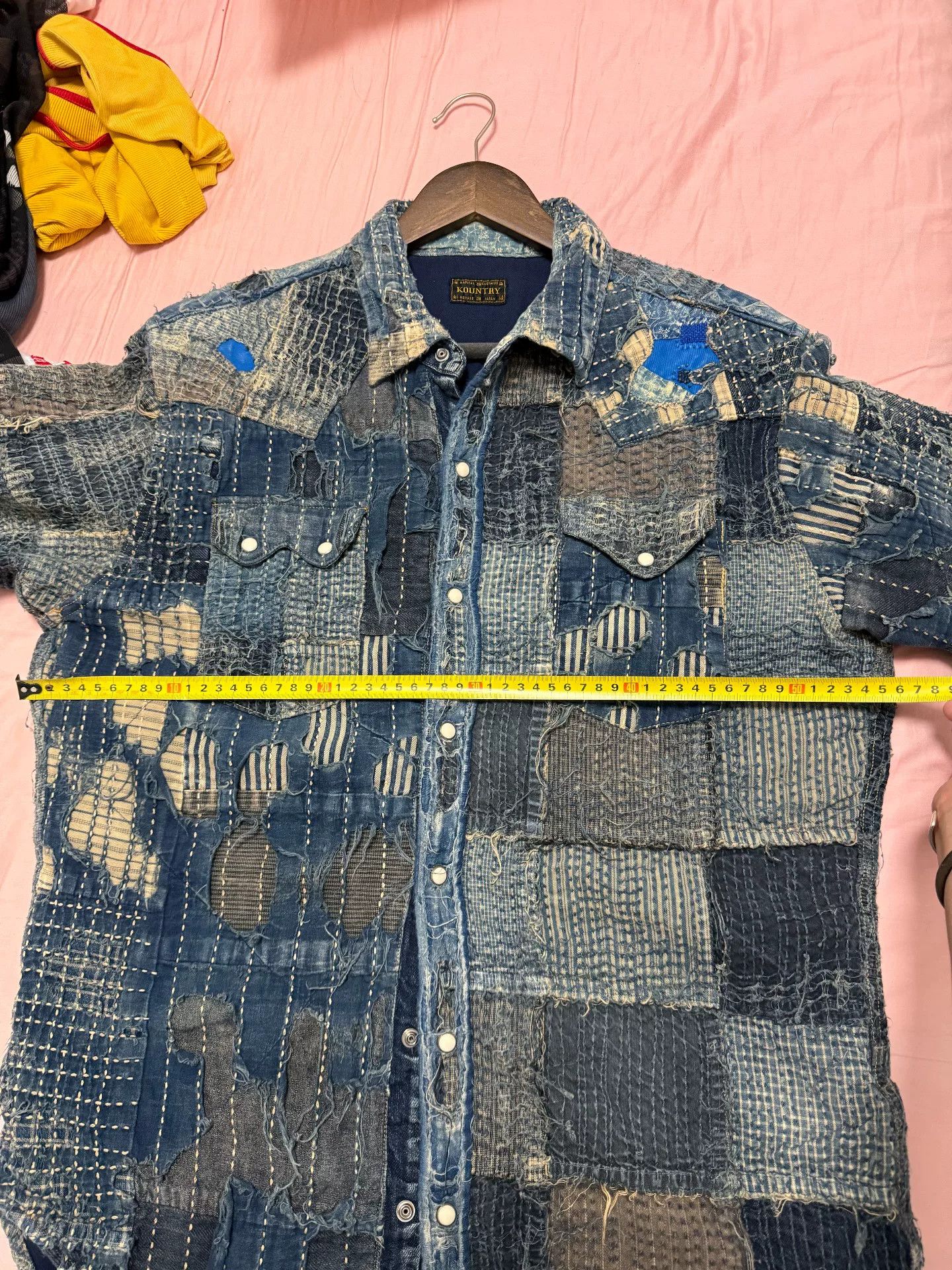 Kapital Kapital Kountry Sashiko Boro Shirt Size XL Size US XL / EU 56 / 4 - 8 Thumbnail