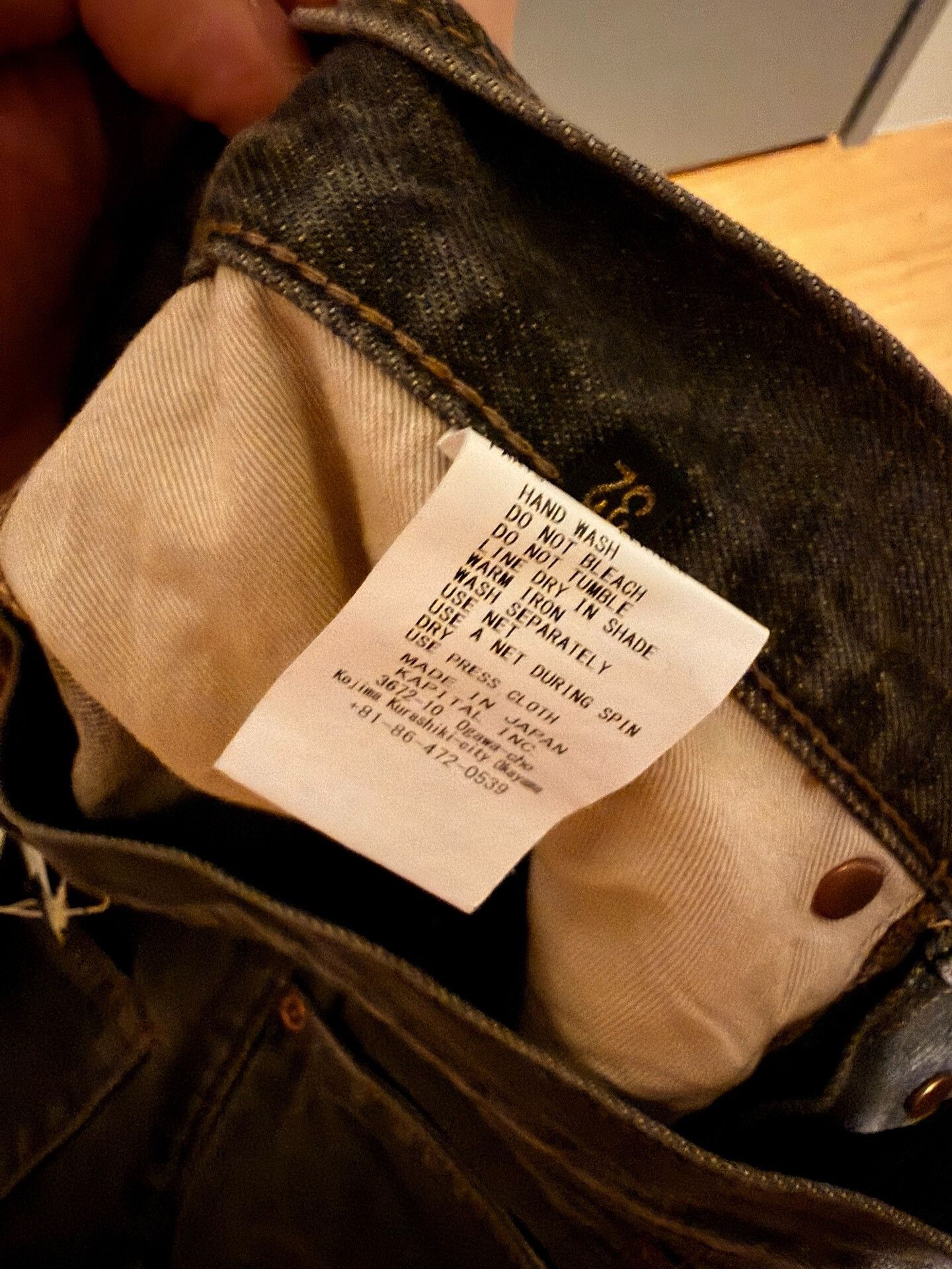 Kapital Kapital Bone Patch Denim Jeans Size 32 Size US 32 / EU 48 - 4 Thumbnail