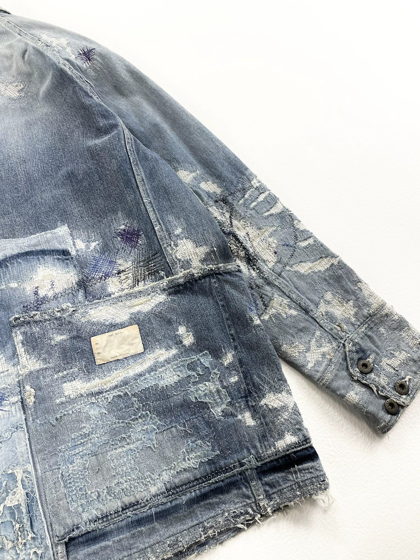 Kapital Kapital Kountry Boro Patchwork Denim Coverall Size L Size US L / EU 52-54 / 3 - 6 Thumbnail
