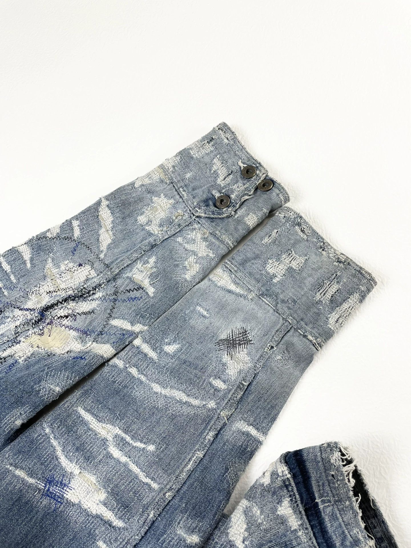 Kapital Kapital Kountry Boro Patchwork Denim Coverall Size L Size US L / EU 52-54 / 3 - 10 Thumbnail