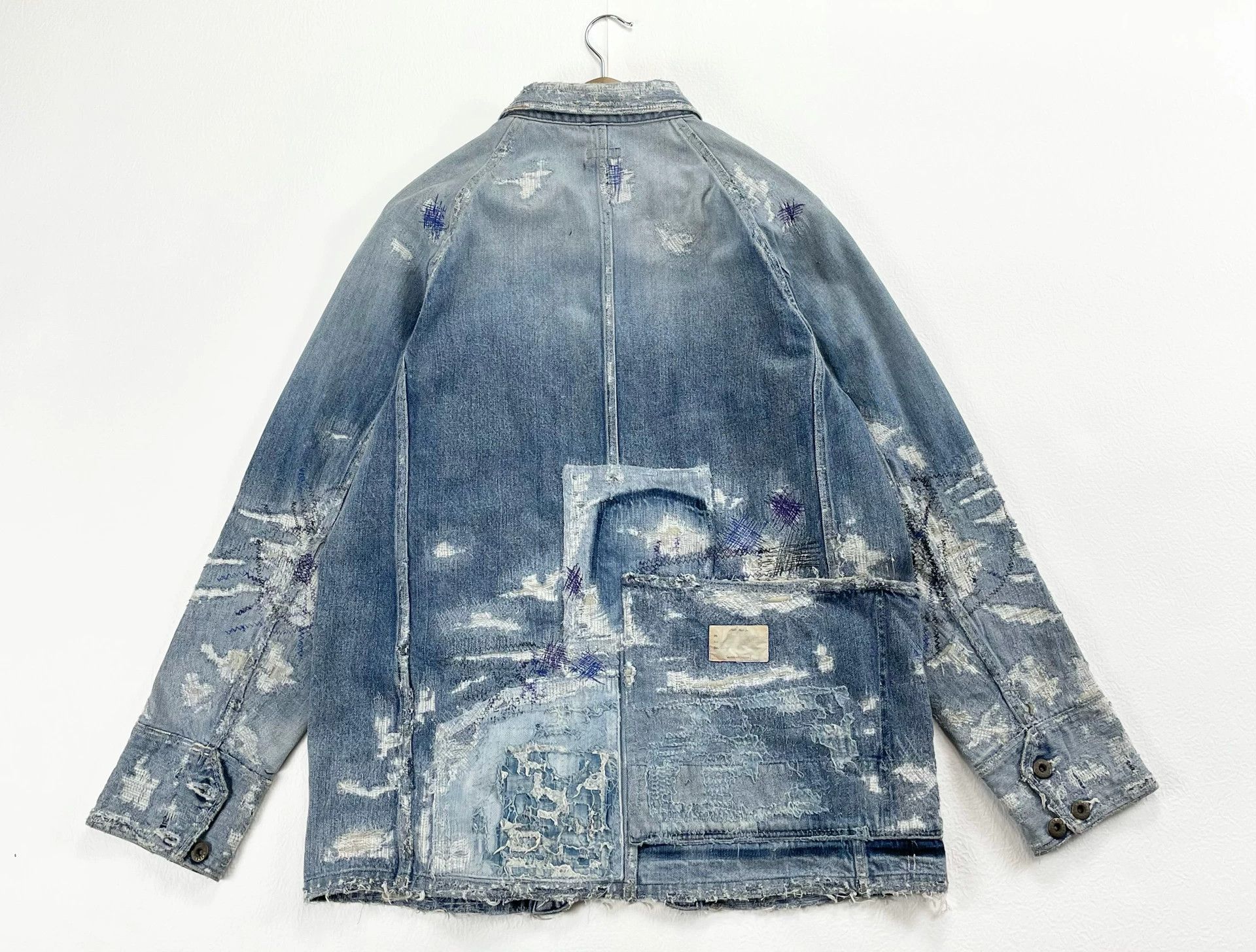 Kapital Kapital Kountry Boro Patchwork Denim Coverall Size L Size US L / EU 52-54 / 3 - 3 Thumbnail
