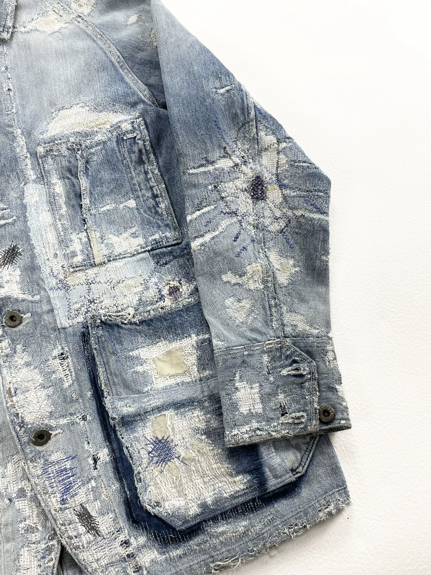 Kapital Kapital Kountry Boro Patchwork Denim Coverall Size L Size US L / EU 52-54 / 3 - 5 Thumbnail