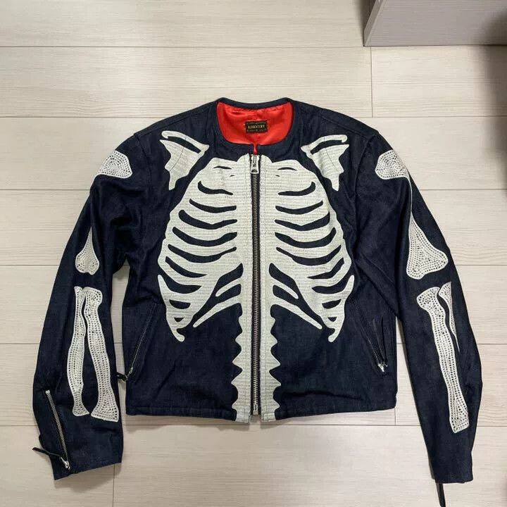 Kapital KAPITAL Skeleton Denim Jacket Size L Size US L / EU 52-54 / 3 - 2 Thumbnail
