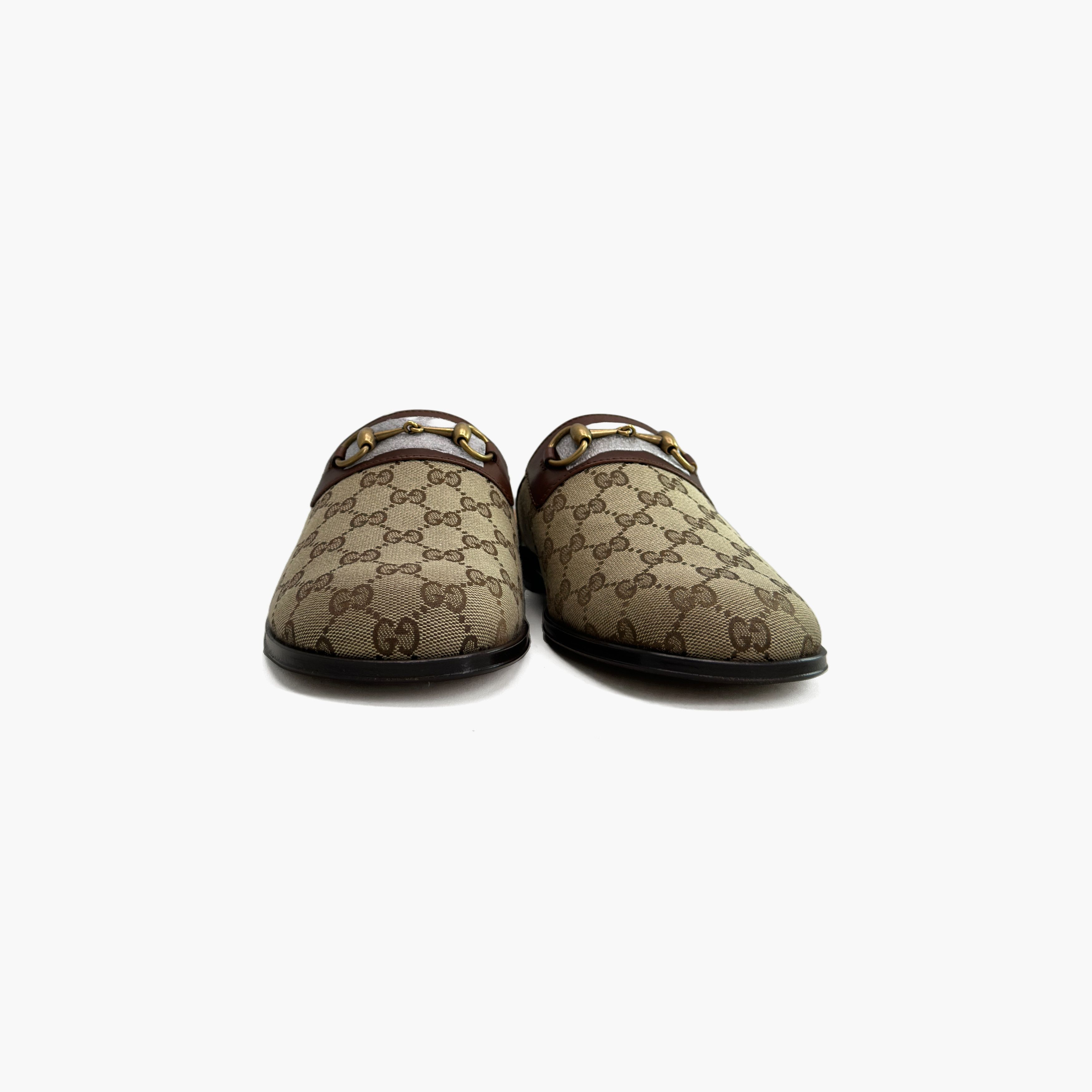 Gucci Gucci Horsebit Canvas Mules Size 8 Size US 9 / EU 42 - 5 Thumbnail