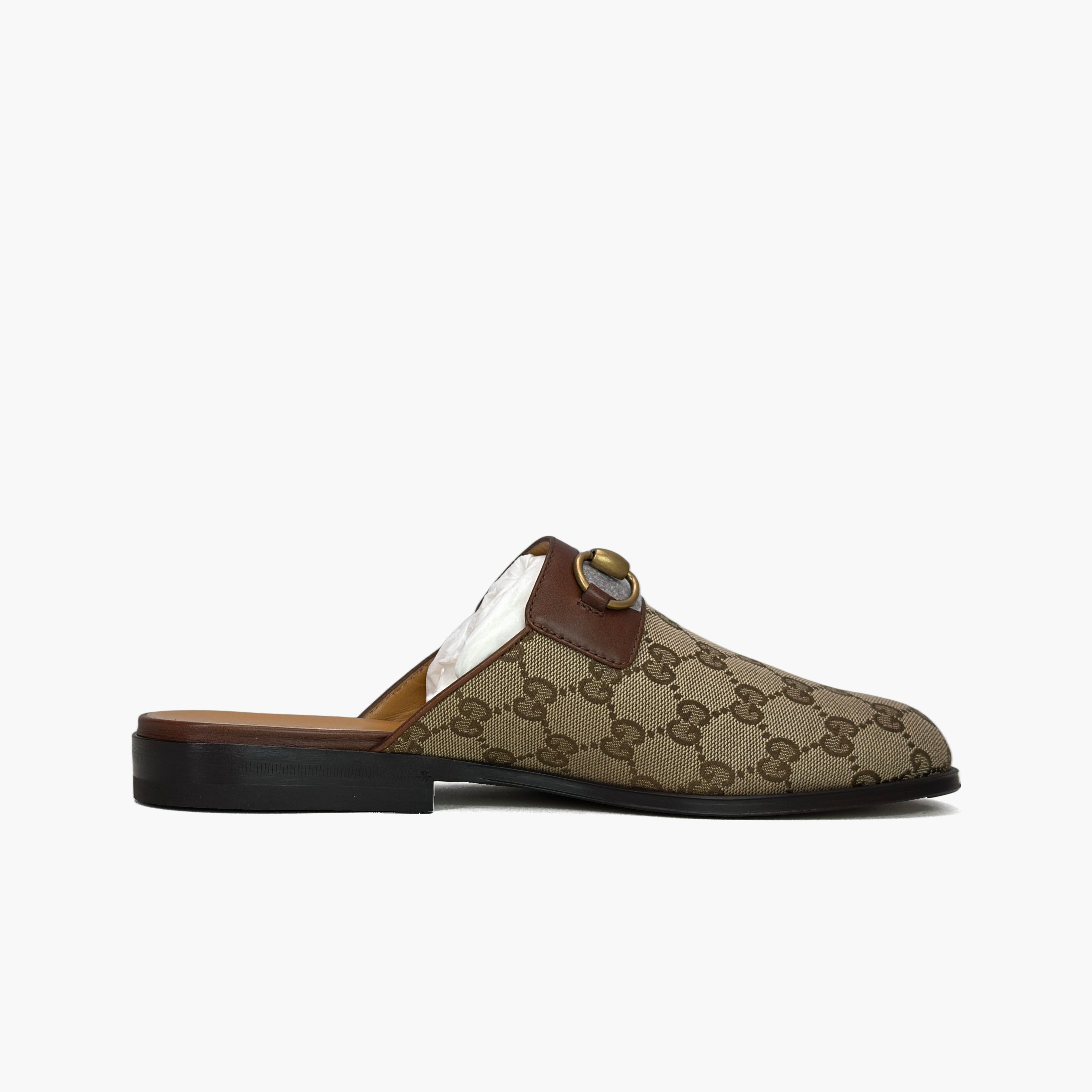 Gucci Gucci Horsebit Canvas Mules Size 8 Size US 9 / EU 42 - 2 Thumbnail