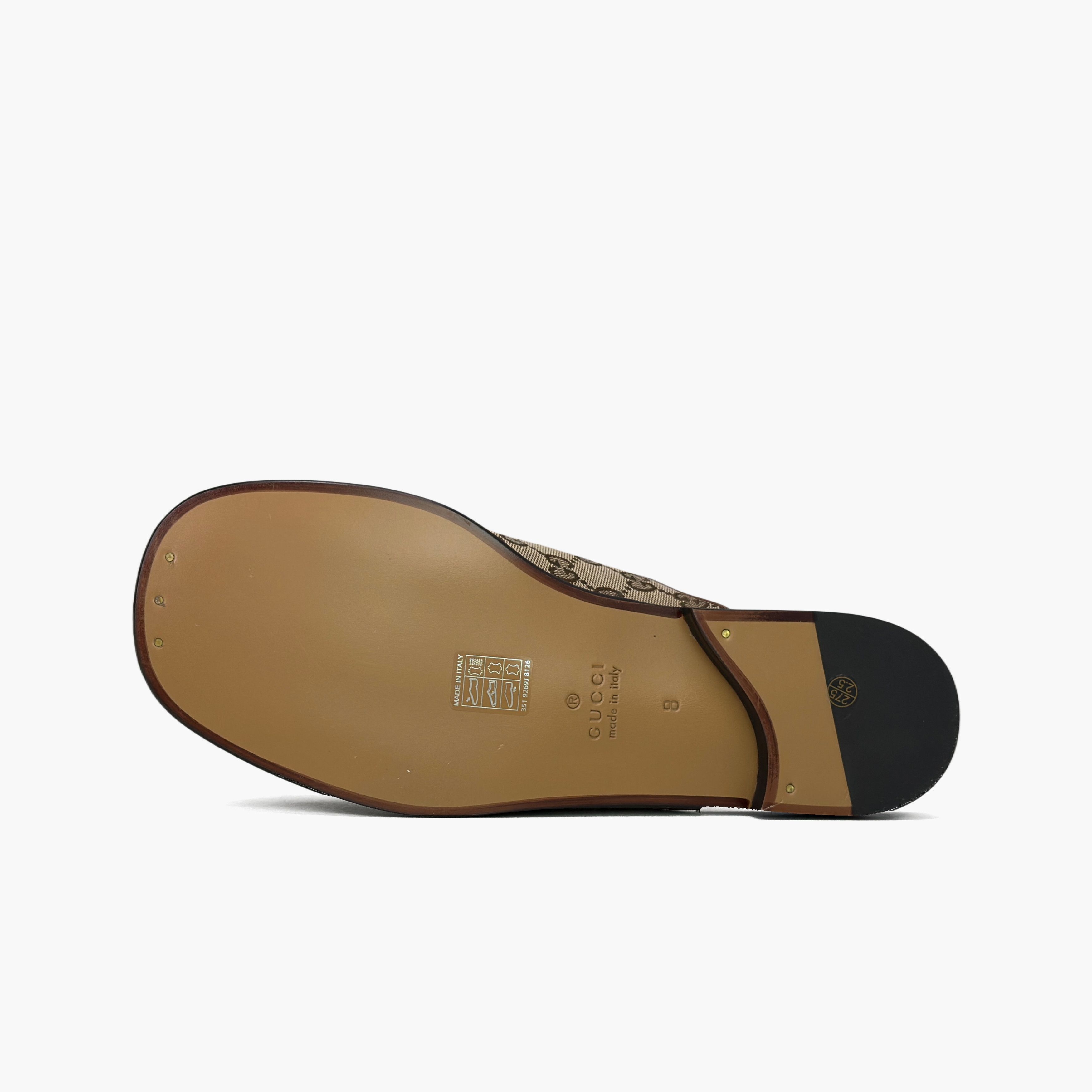 Gucci Gucci Horsebit Canvas Mules Size 8 Size US 9 / EU 42 - 8 Thumbnail