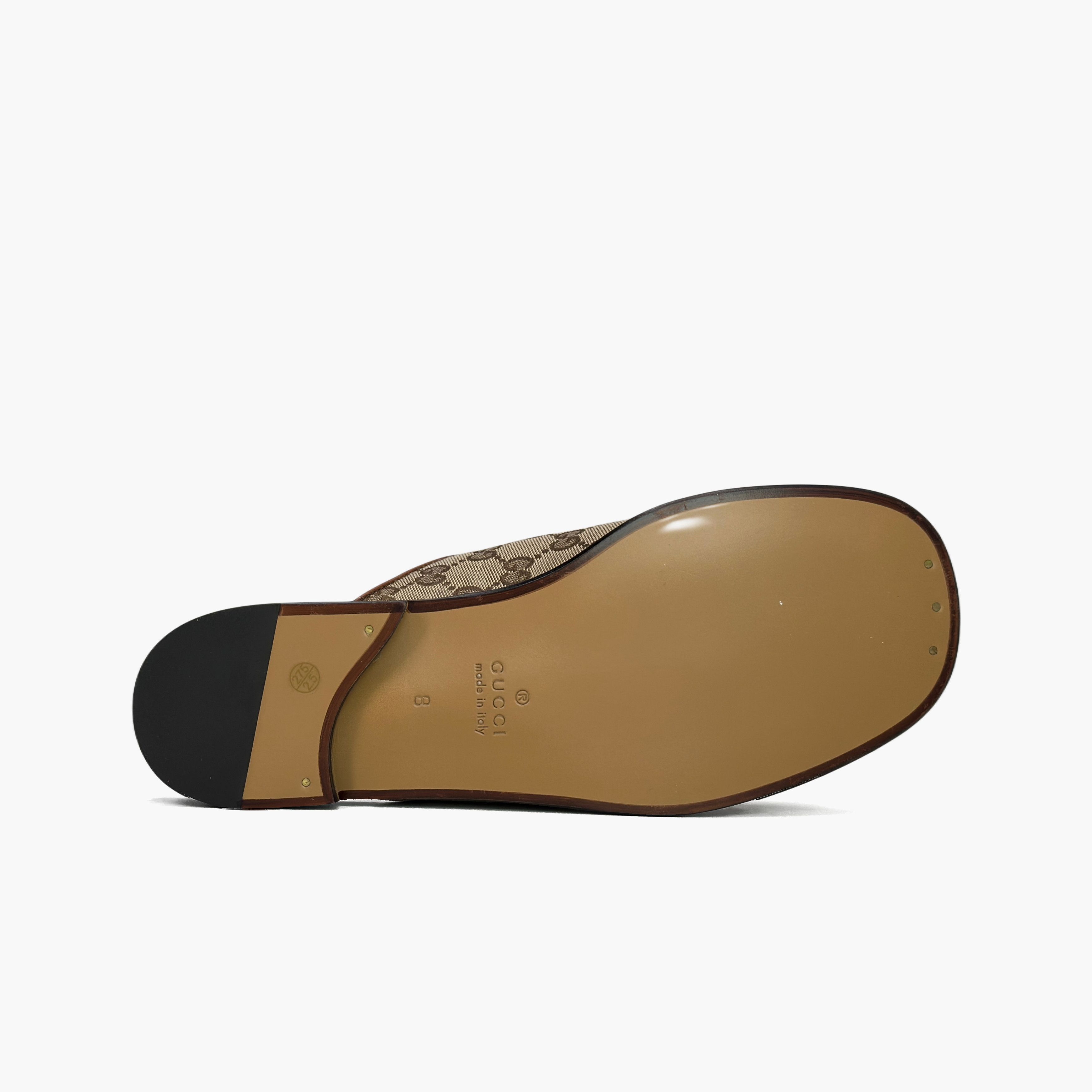 Gucci Gucci Horsebit Canvas Mules Size 8 Size US 9 / EU 42 - 7 Thumbnail