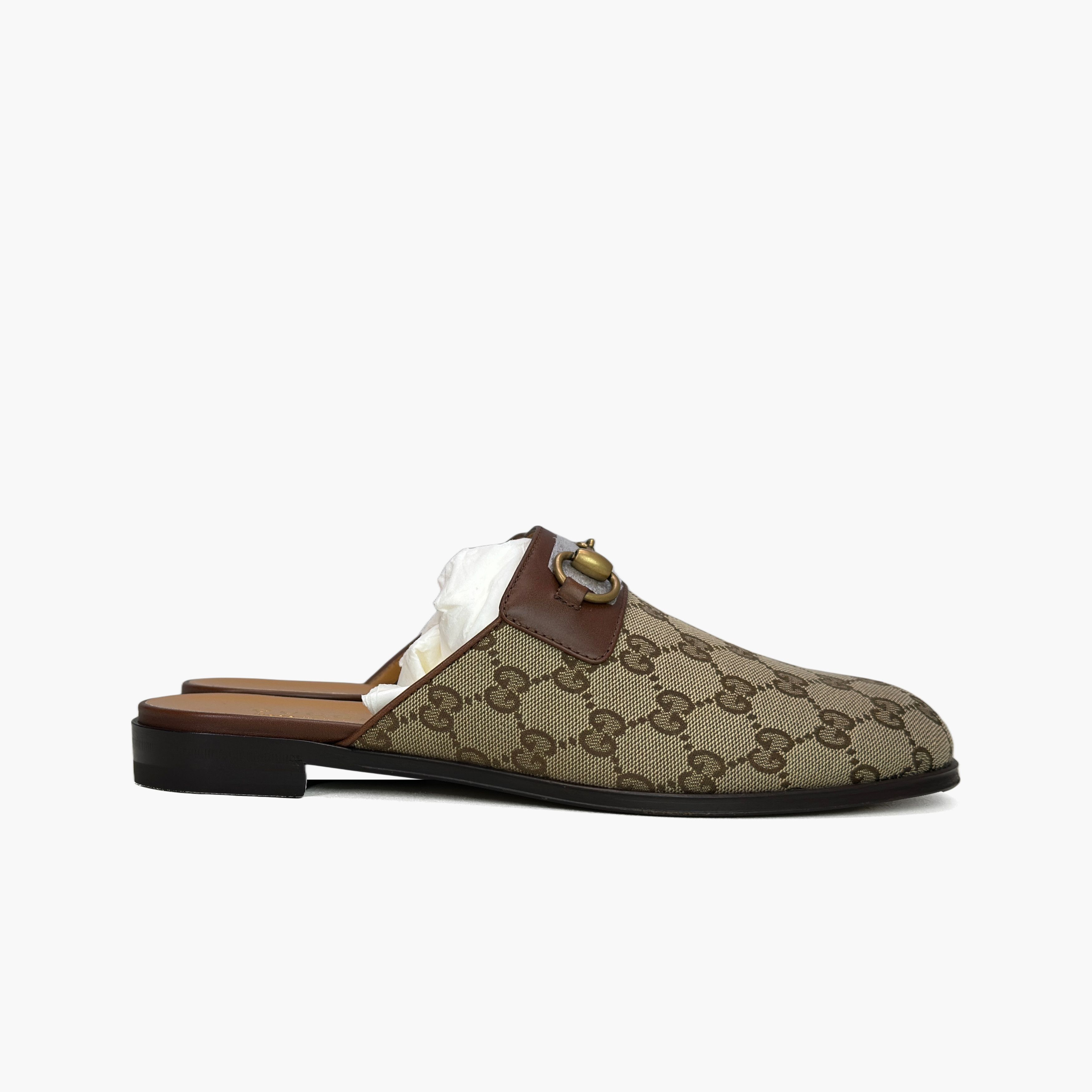 Gucci Gucci Horsebit Canvas Mules Size 8 Size US 9 / EU 42 - 4 Thumbnail