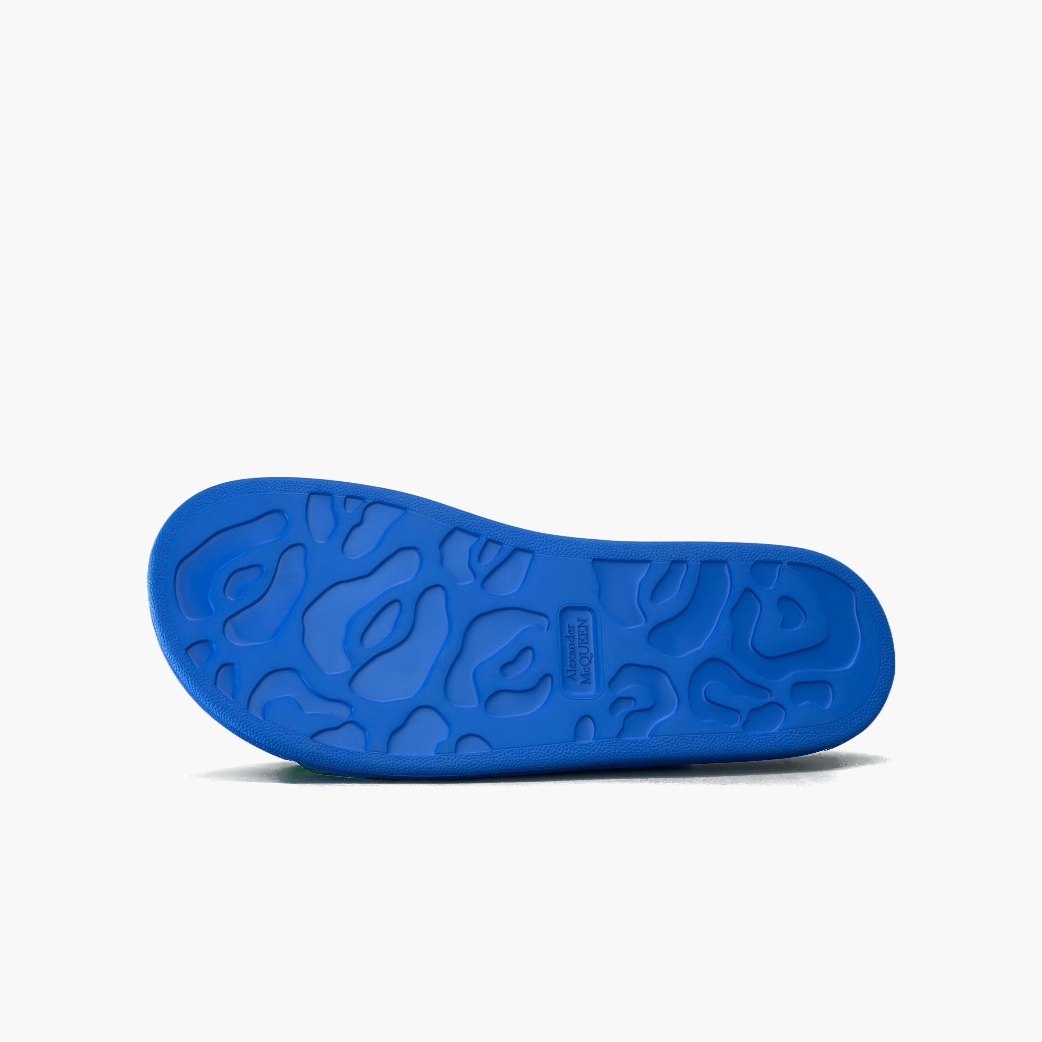 Alexander McQueen Alexander McQueen Blue Rubber Sandals US 7 Size US 7 / EU 40 - 8 Thumbnail