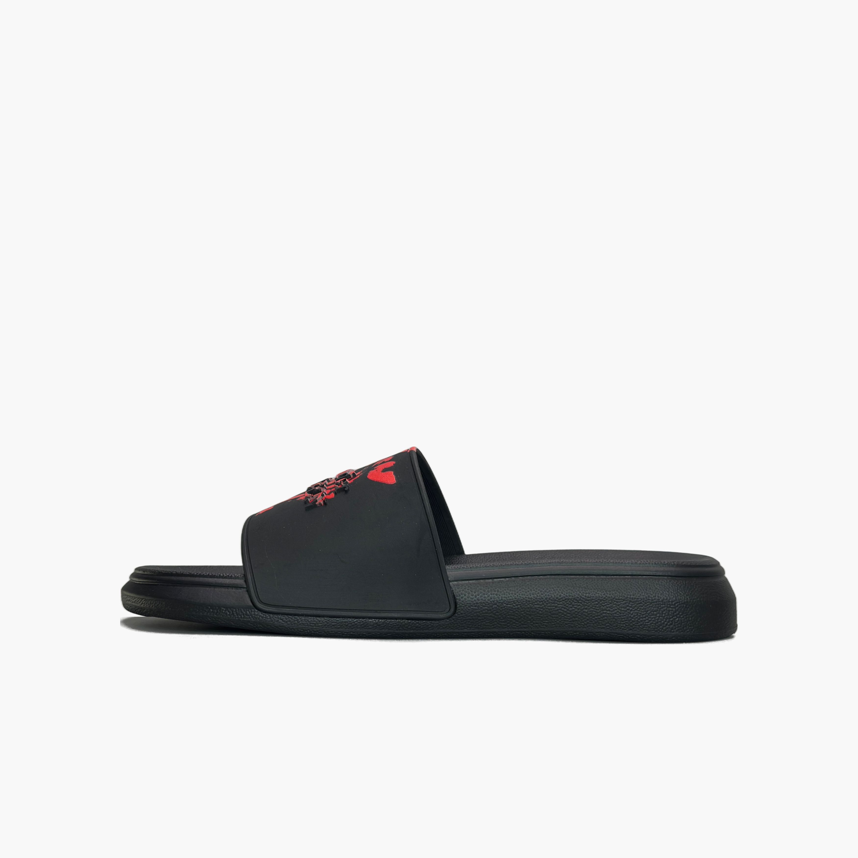 Alexander McQueen Alexander McQueen Heart Print Rubber Slides US 7 Size US 7 / EU 40 - 3 Thumbnail