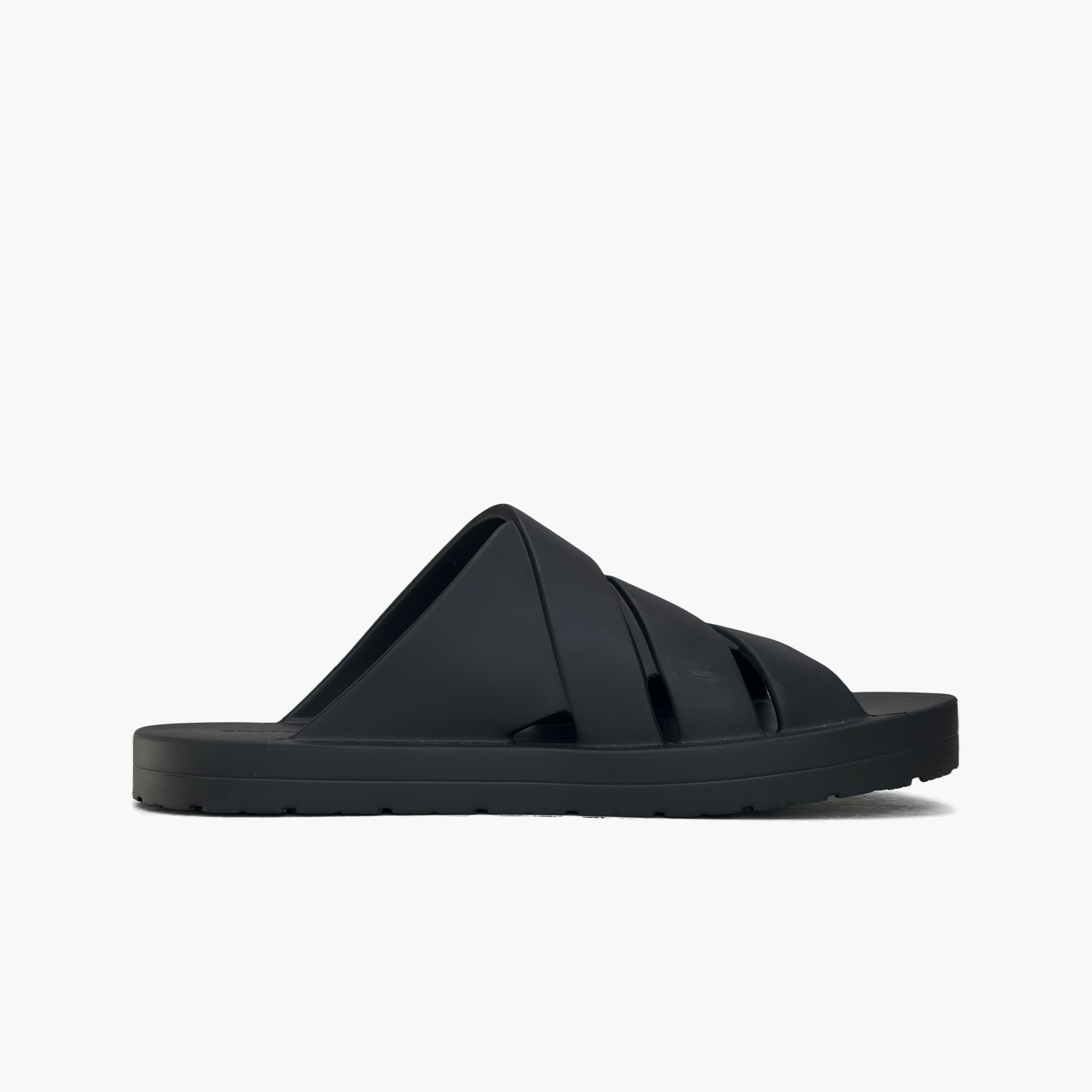 Bottega Veneta Bottega Veneta Black Rubber Slides Size 41 Size US 8 / EU 41 - 2 Thumbnail