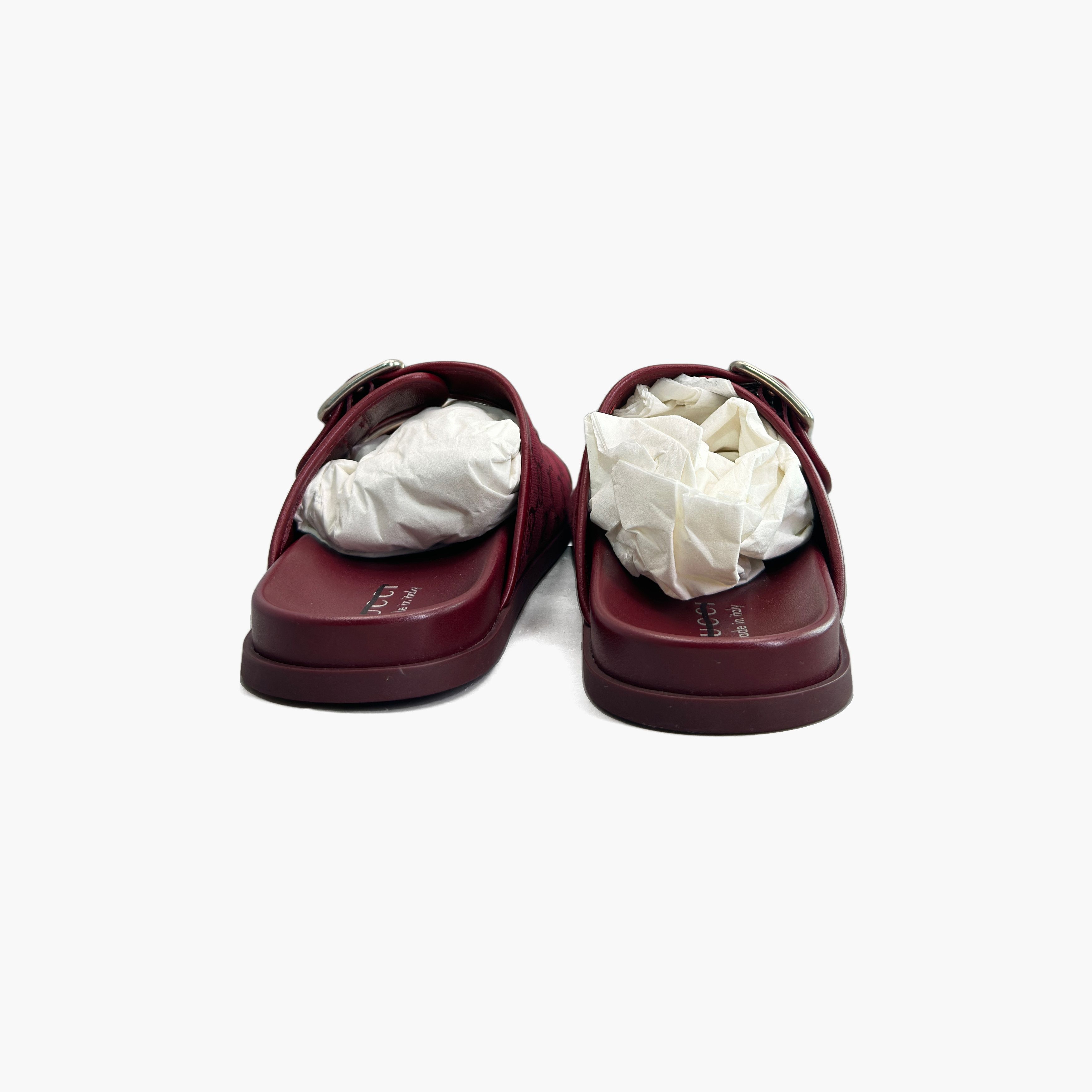Gucci Gucci Monogram Buckle Sandals Size 9 Size US 9 / EU 42 - 6 Thumbnail