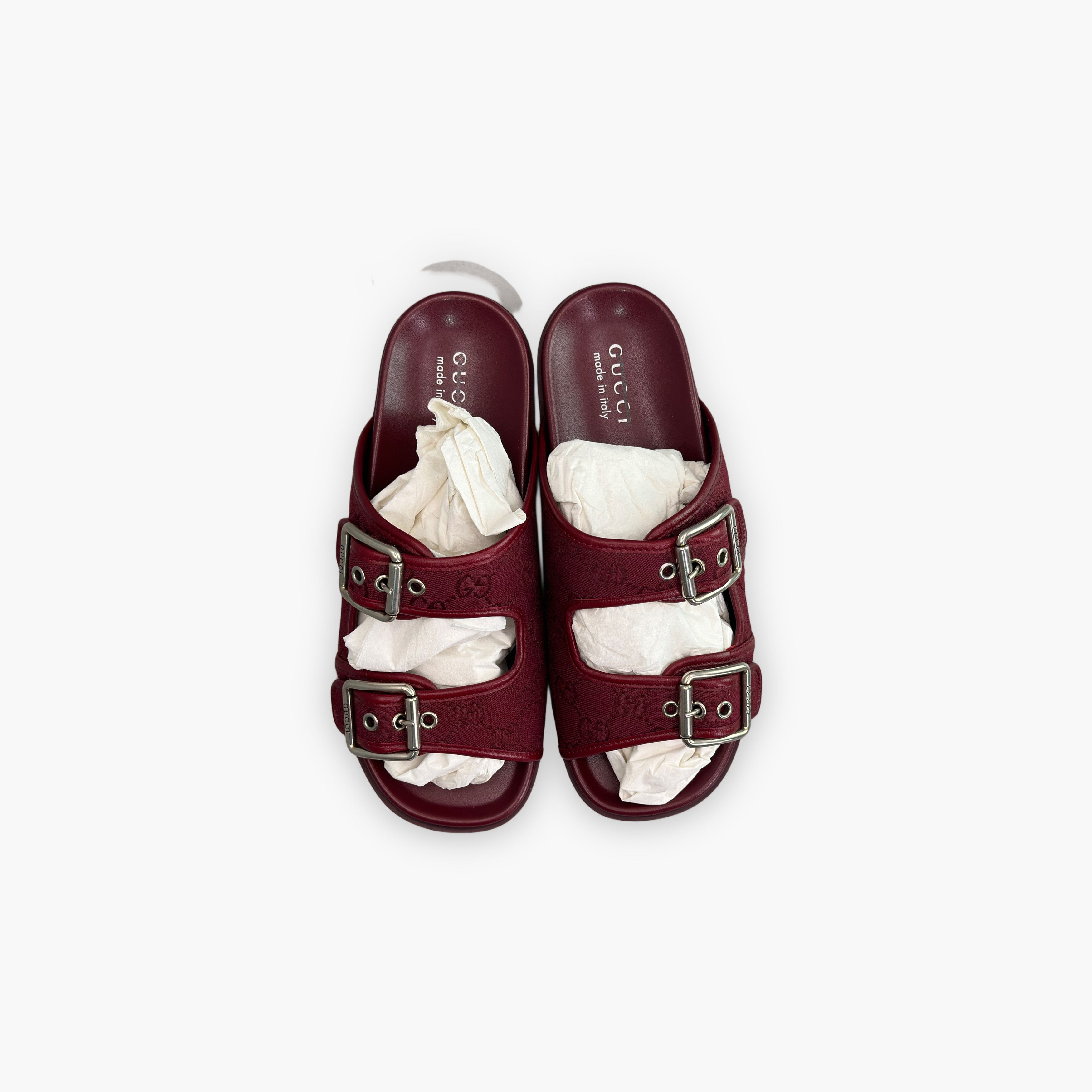 Gucci Gucci Monogram Buckle Sandals Size 9 Size US 9 / EU 42 - 9 Thumbnail