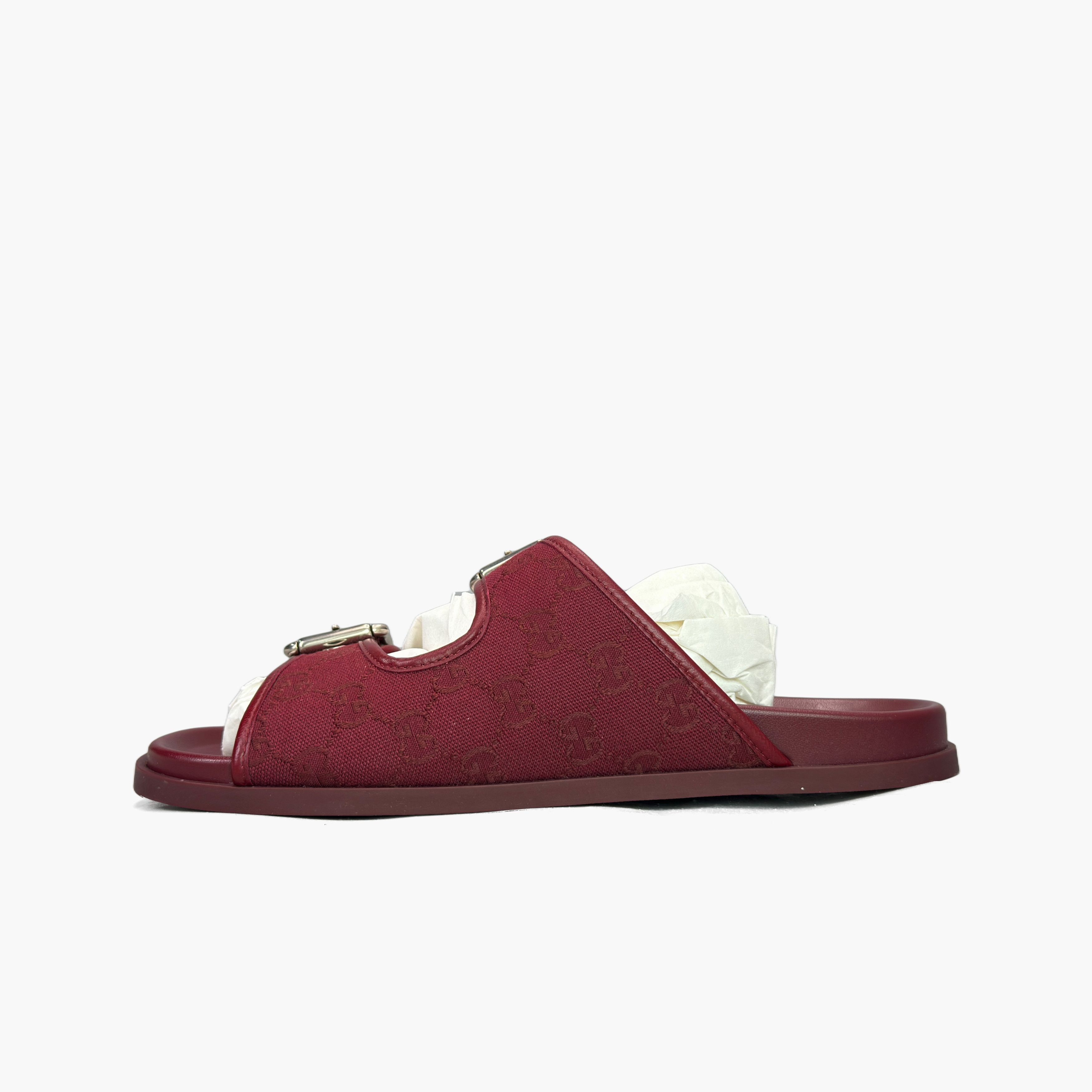 Gucci Gucci Monogram Buckle Sandals Size 9 Size US 9 / EU 42 - 3 Thumbnail