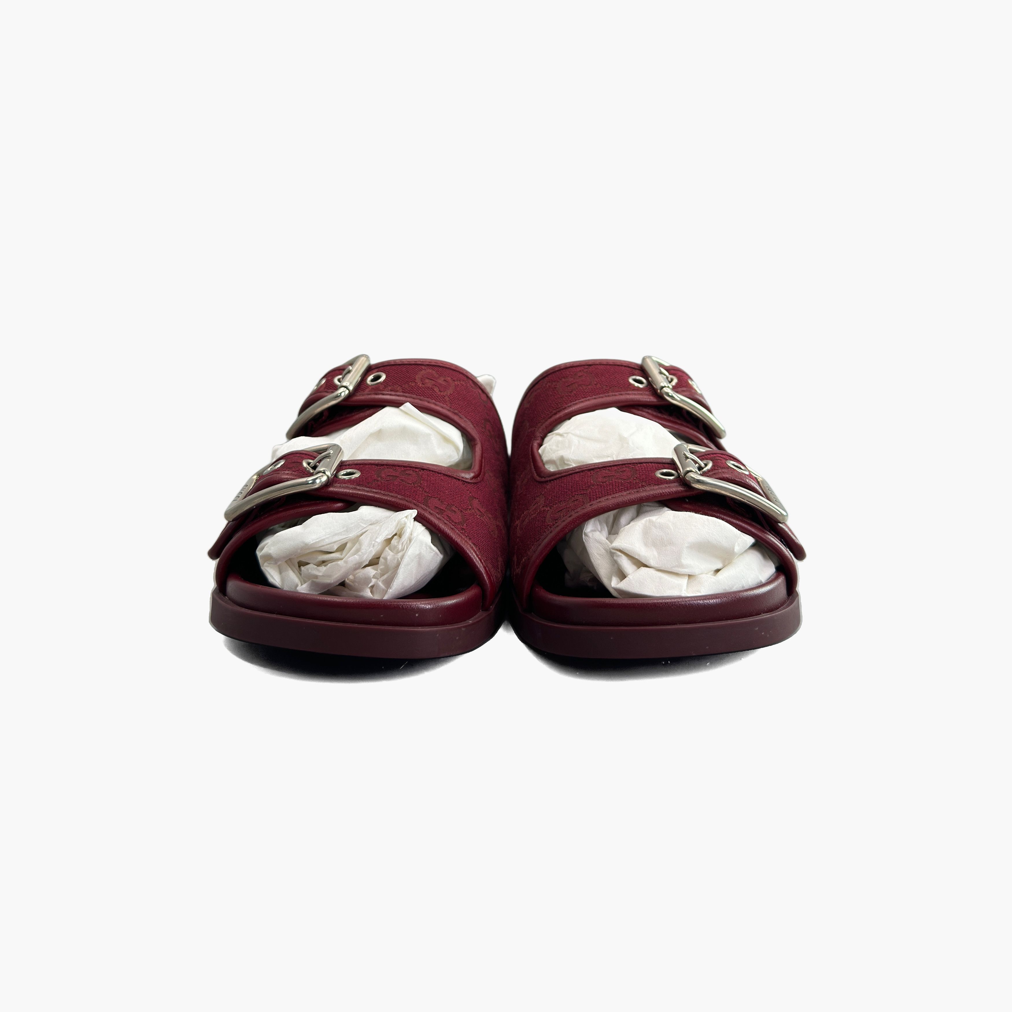 Gucci Gucci Monogram Buckle Sandals Size 9 Size US 9 / EU 42 - 5 Thumbnail