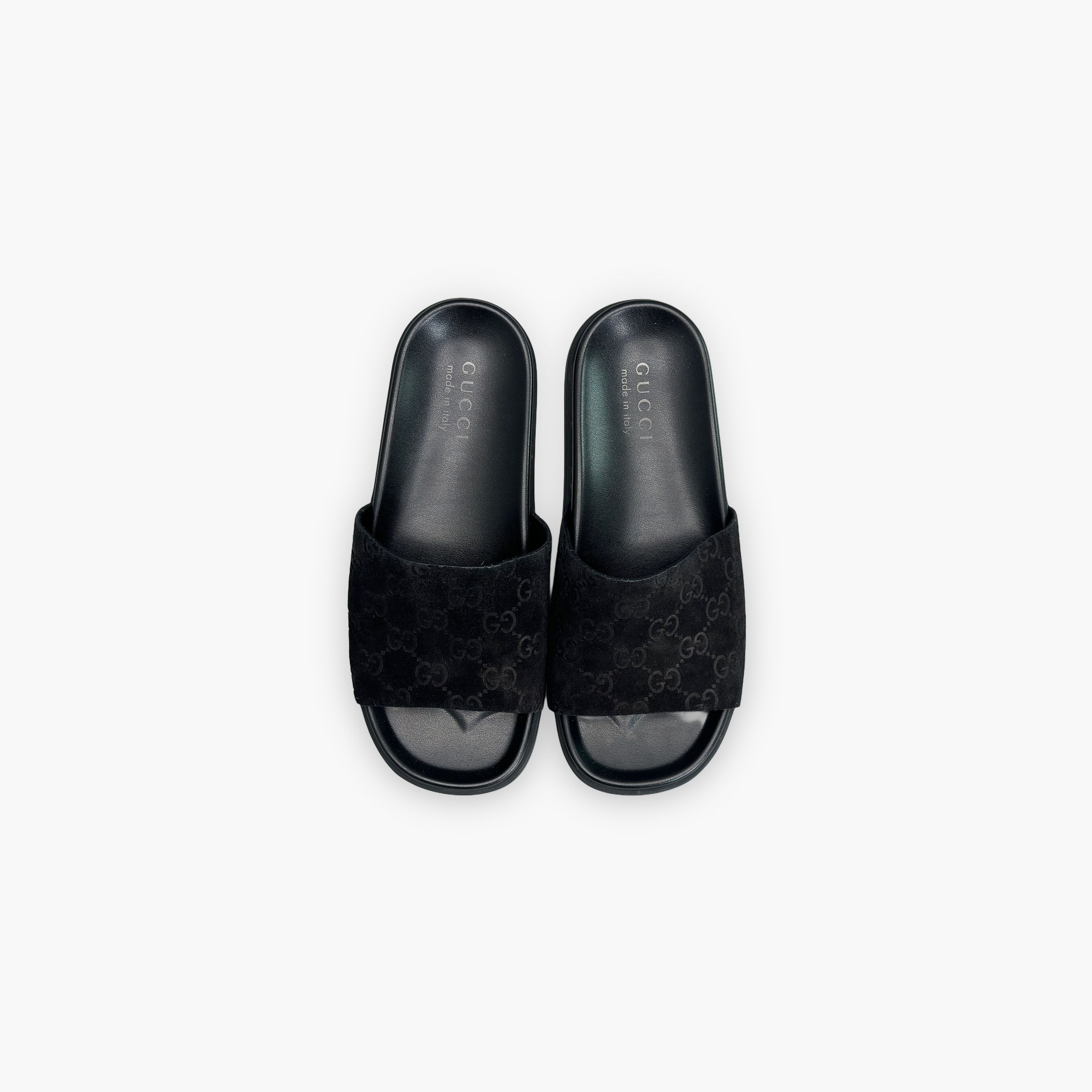Gucci Gucci GG Suede Slides Size 6 Size US 6 / EU 39 - 9 Thumbnail