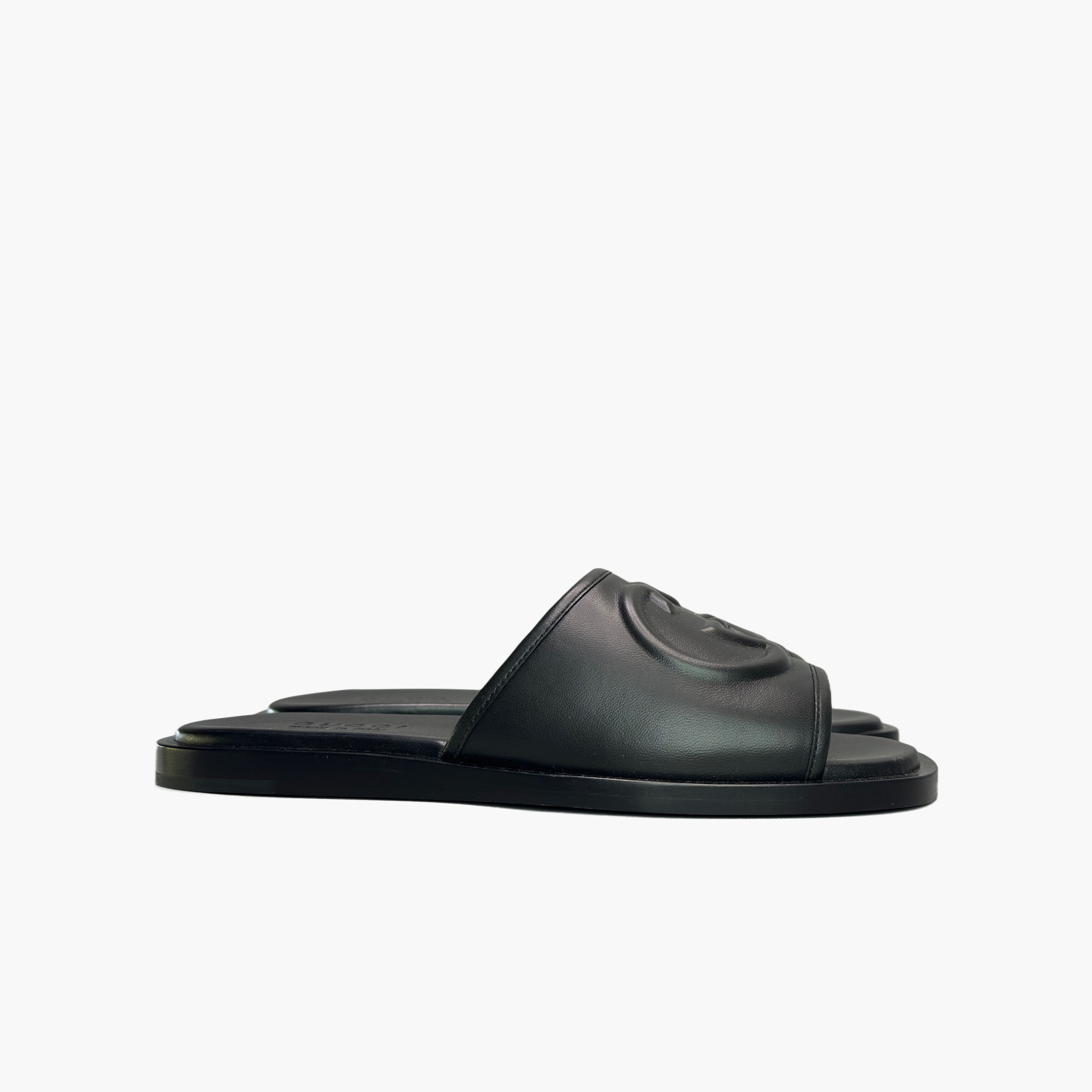 Gucci Gucci Interlocking G Leather Slides Size 5 Size US 6 / EU 39 - 4 Thumbnail