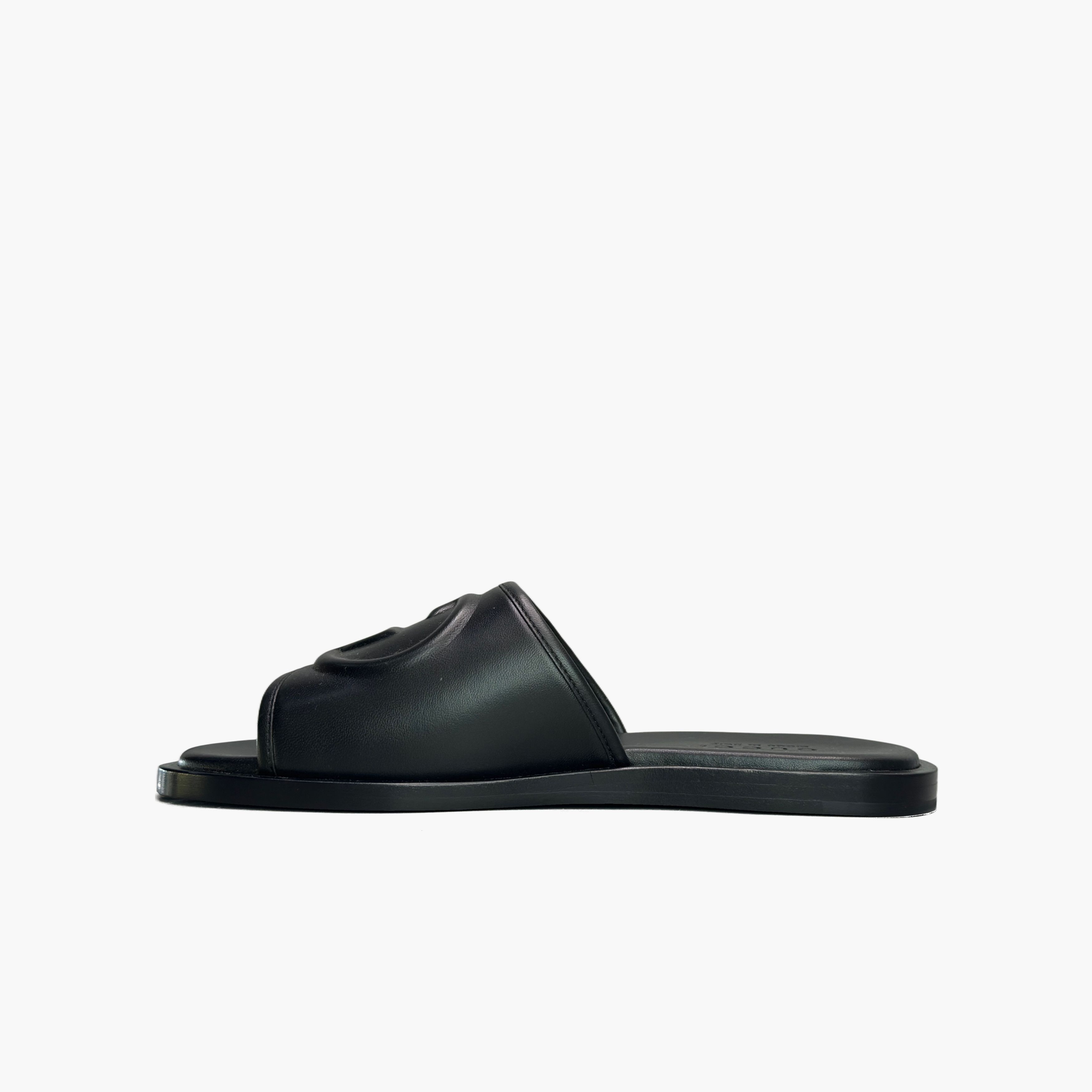 Gucci Gucci Interlocking G Leather Slides Size 5 Size US 6 / EU 39 - 3 Thumbnail