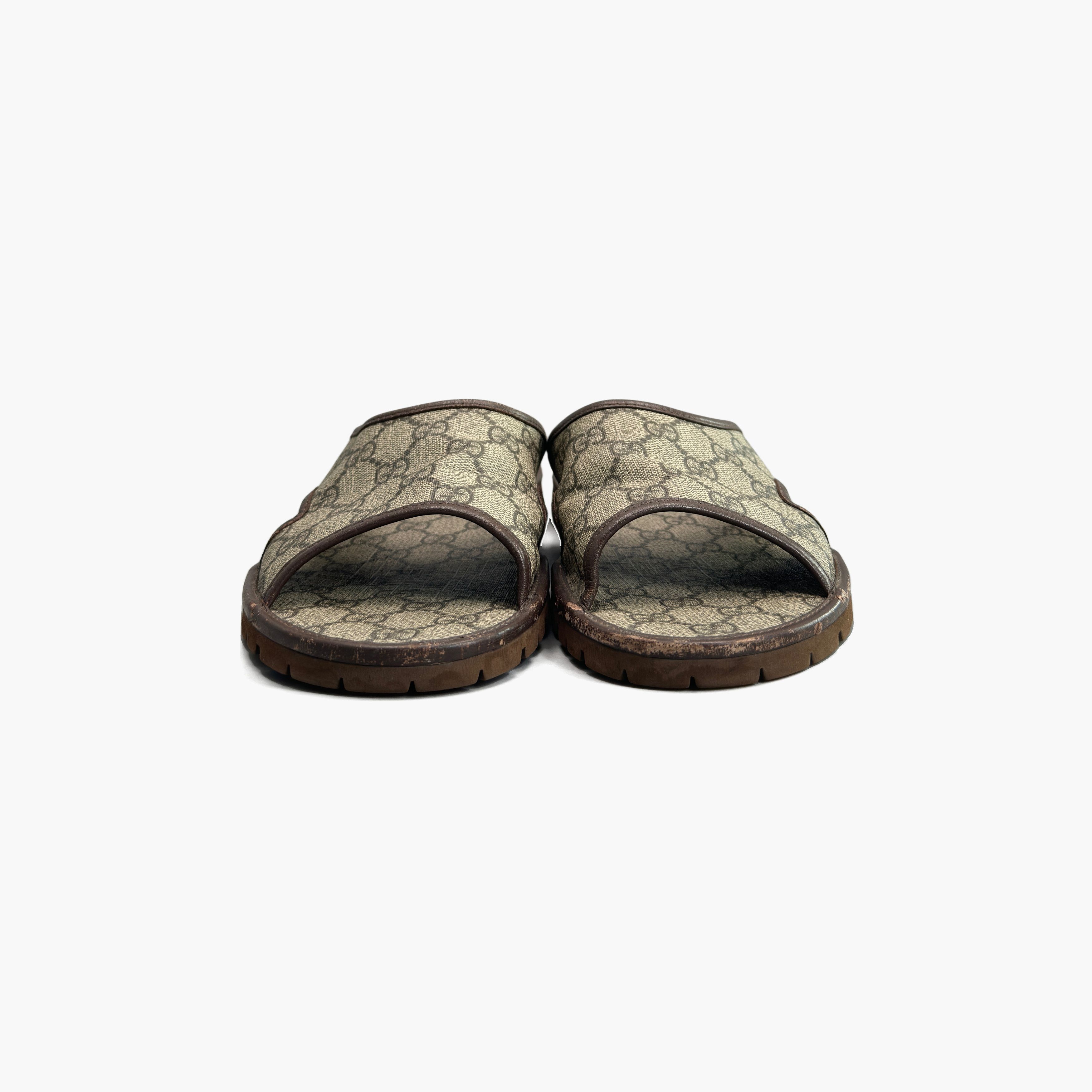 Gucci Gucci GG Supreme Canvas Slides Size 7 Size US 7 / EU 40 - 5 Thumbnail