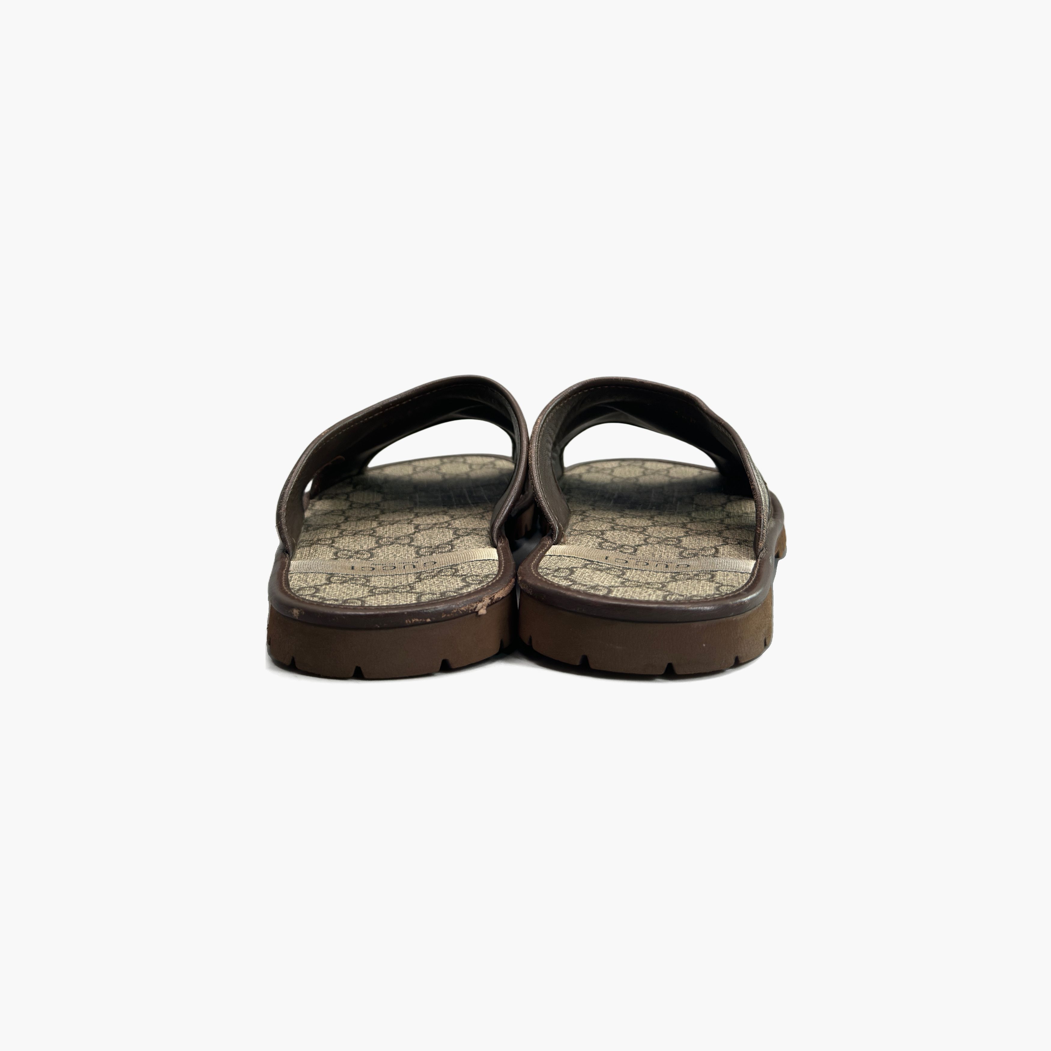 Gucci Gucci GG Supreme Canvas Slides Size 7 Size US 7 / EU 40 - 6 Thumbnail