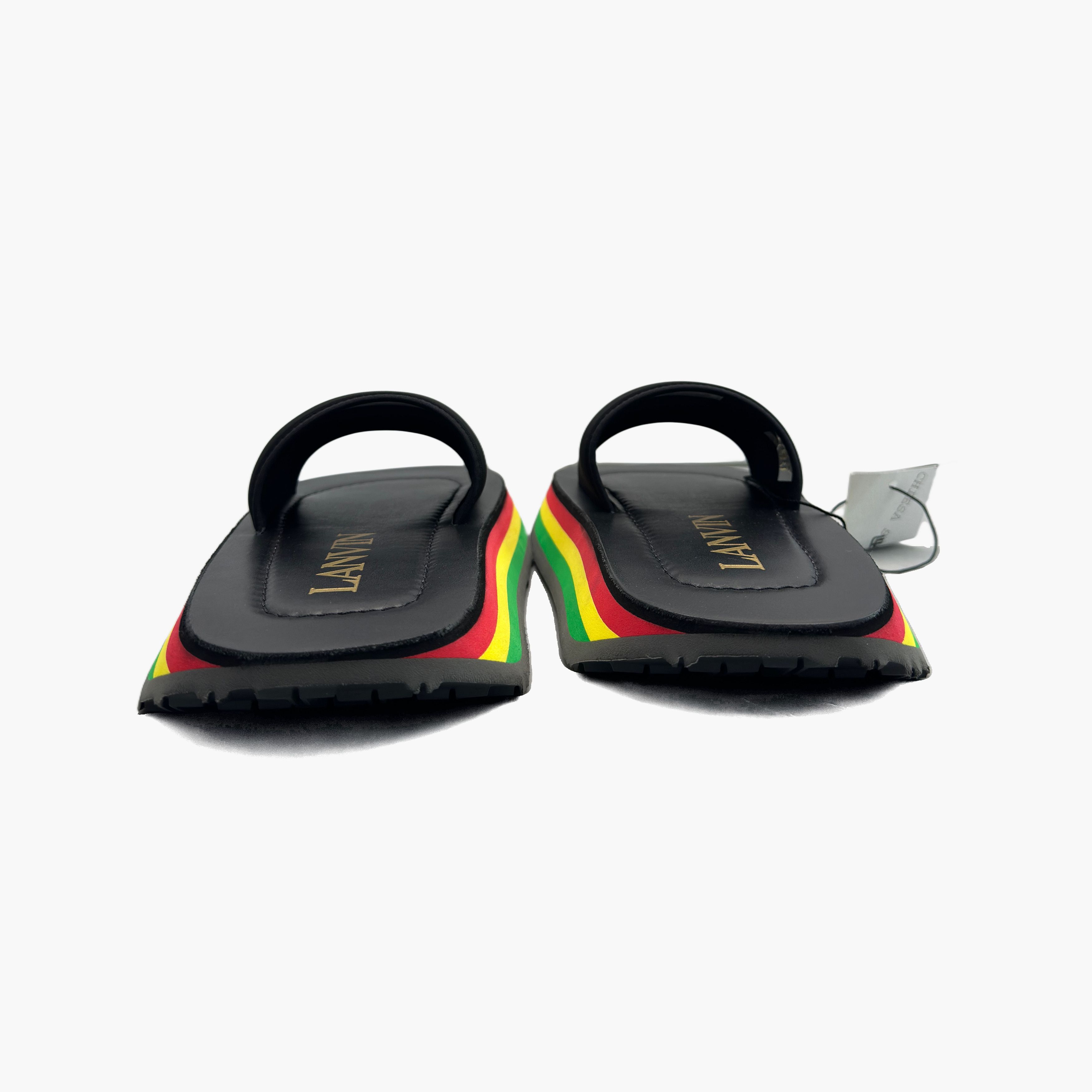 Lanvin Lanvin Multi-Color Platform Slides US 9 Size US 9 / EU 42 - 6 Thumbnail