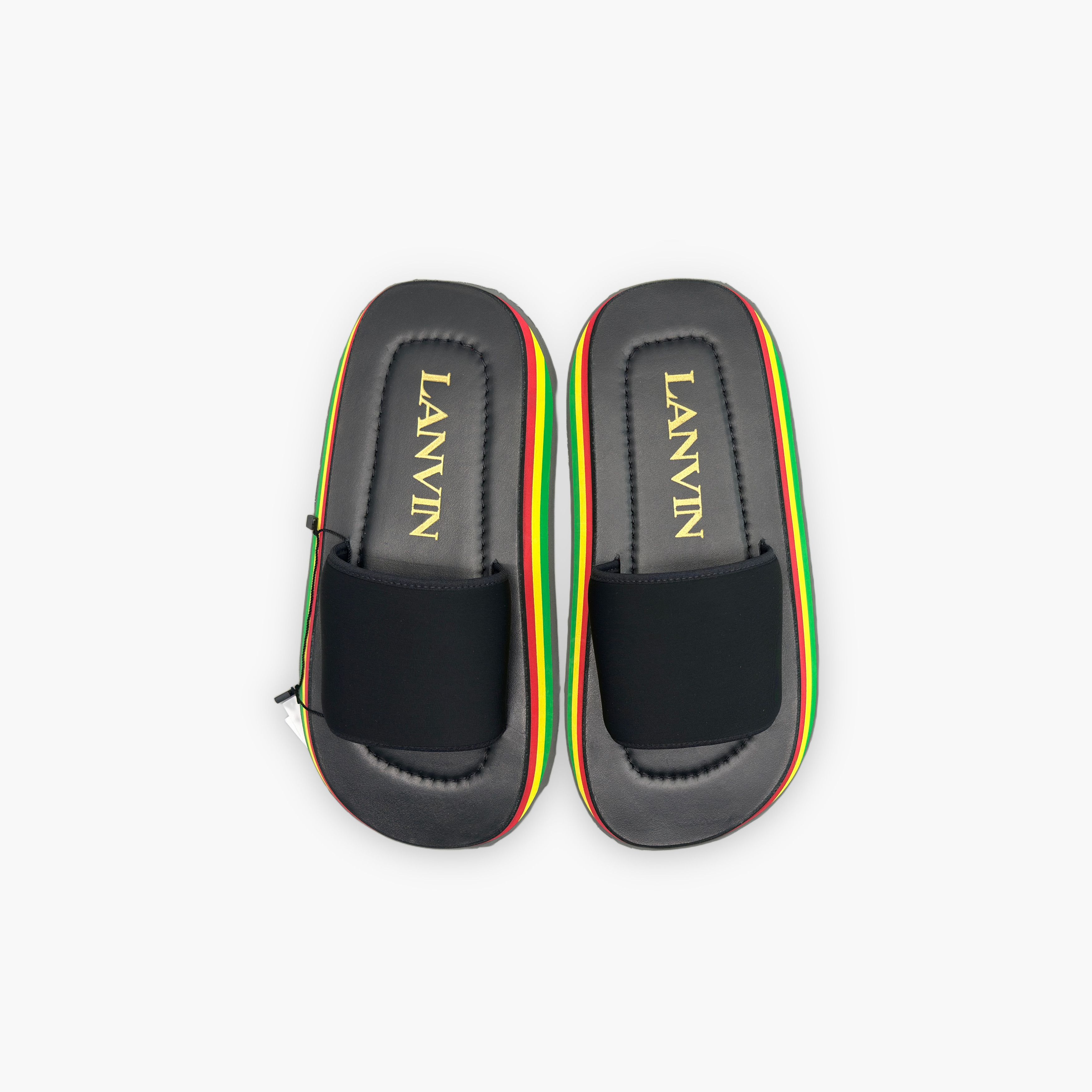 Lanvin Lanvin Multi-Color Platform Slides US 9 Size US 9 / EU 42 - 9 Thumbnail