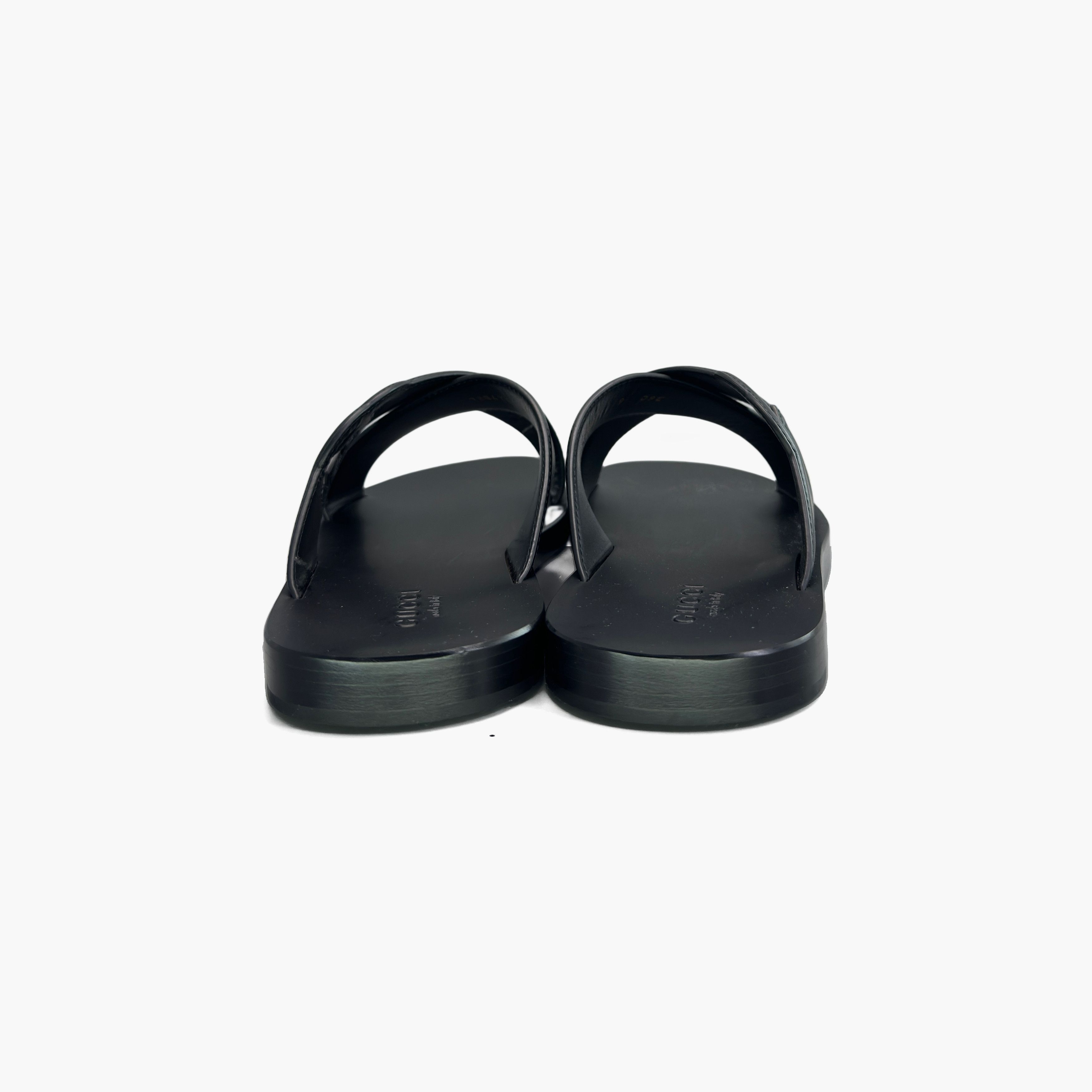 Gucci Gucci Interlocking Leather Slides Size 10 Size US 10 / EU 43 - 6 Thumbnail