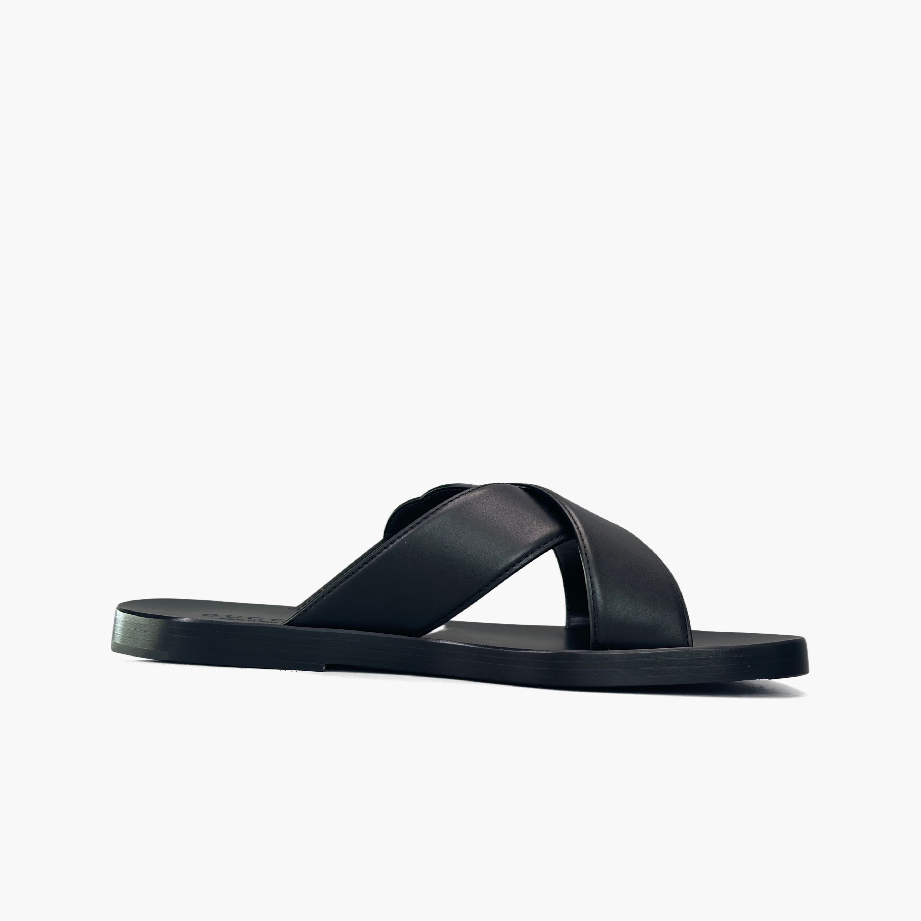 Gucci Gucci Interlocking Leather Slides Size 10 Size US 10 / EU 43 - 2 Thumbnail