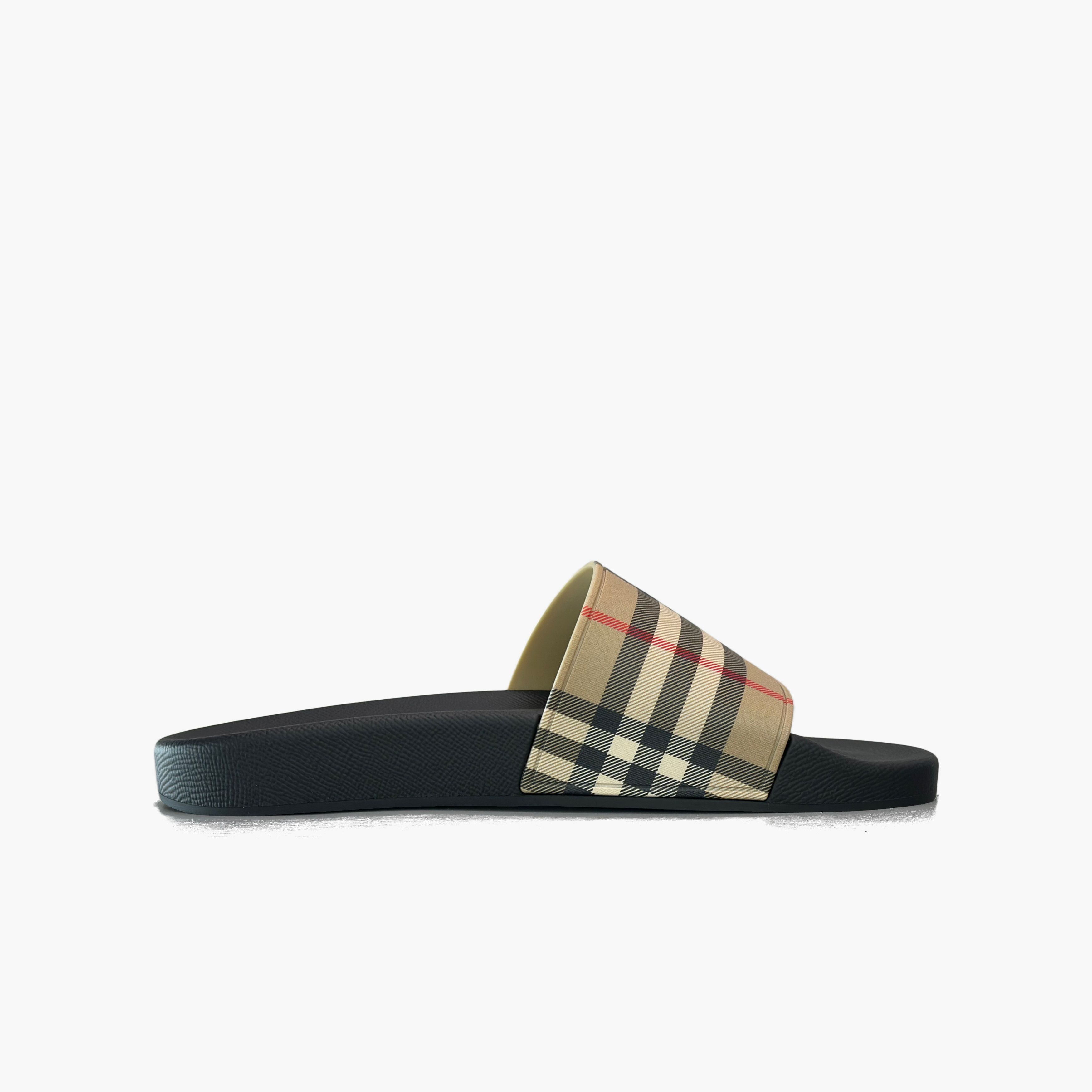 Burberry Burberry Check Slides Size US 6 Size US 6 / EU 39 - 2 Thumbnail