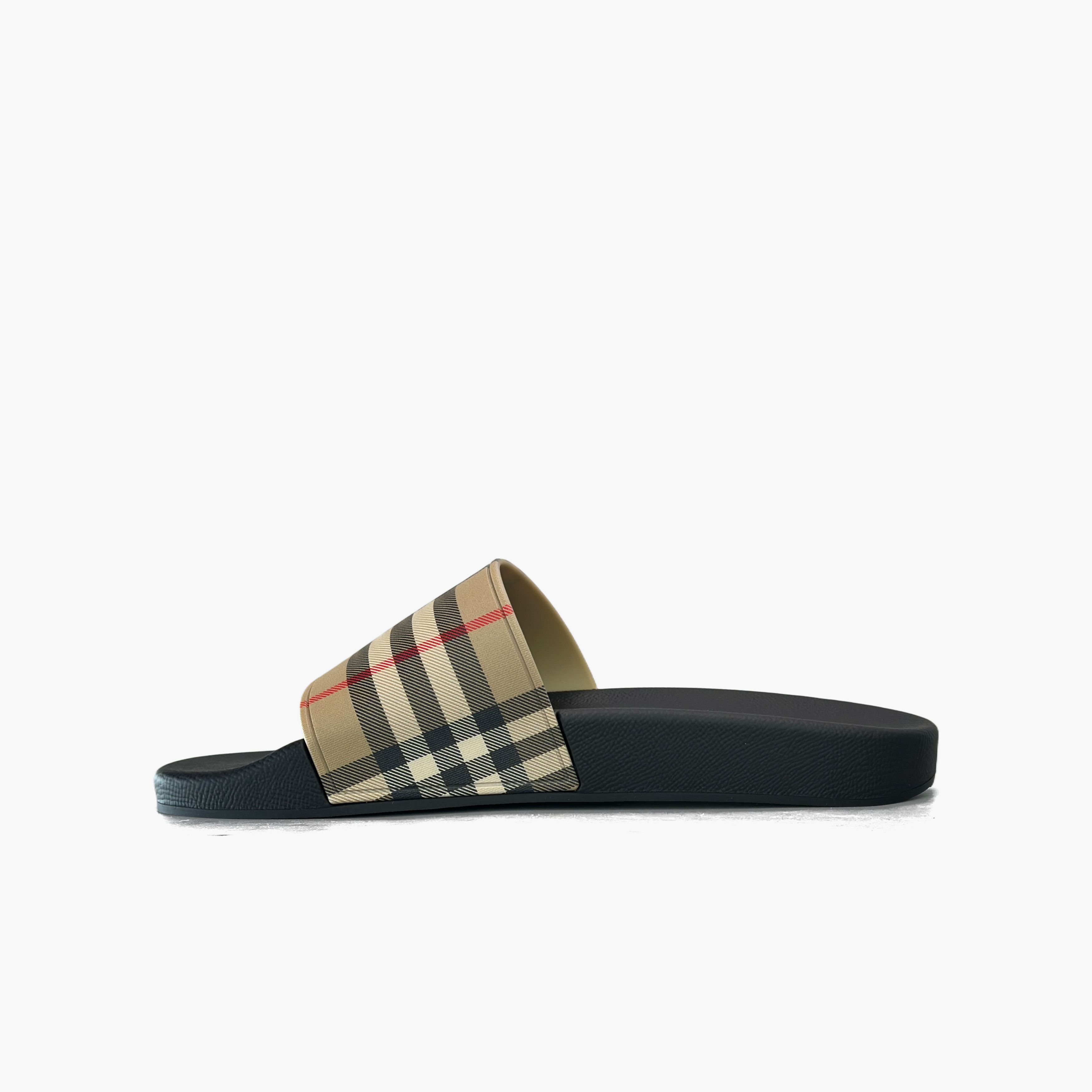 Burberry Burberry Check Slides Size US 6 Size US 6 / EU 39 - 3 Thumbnail