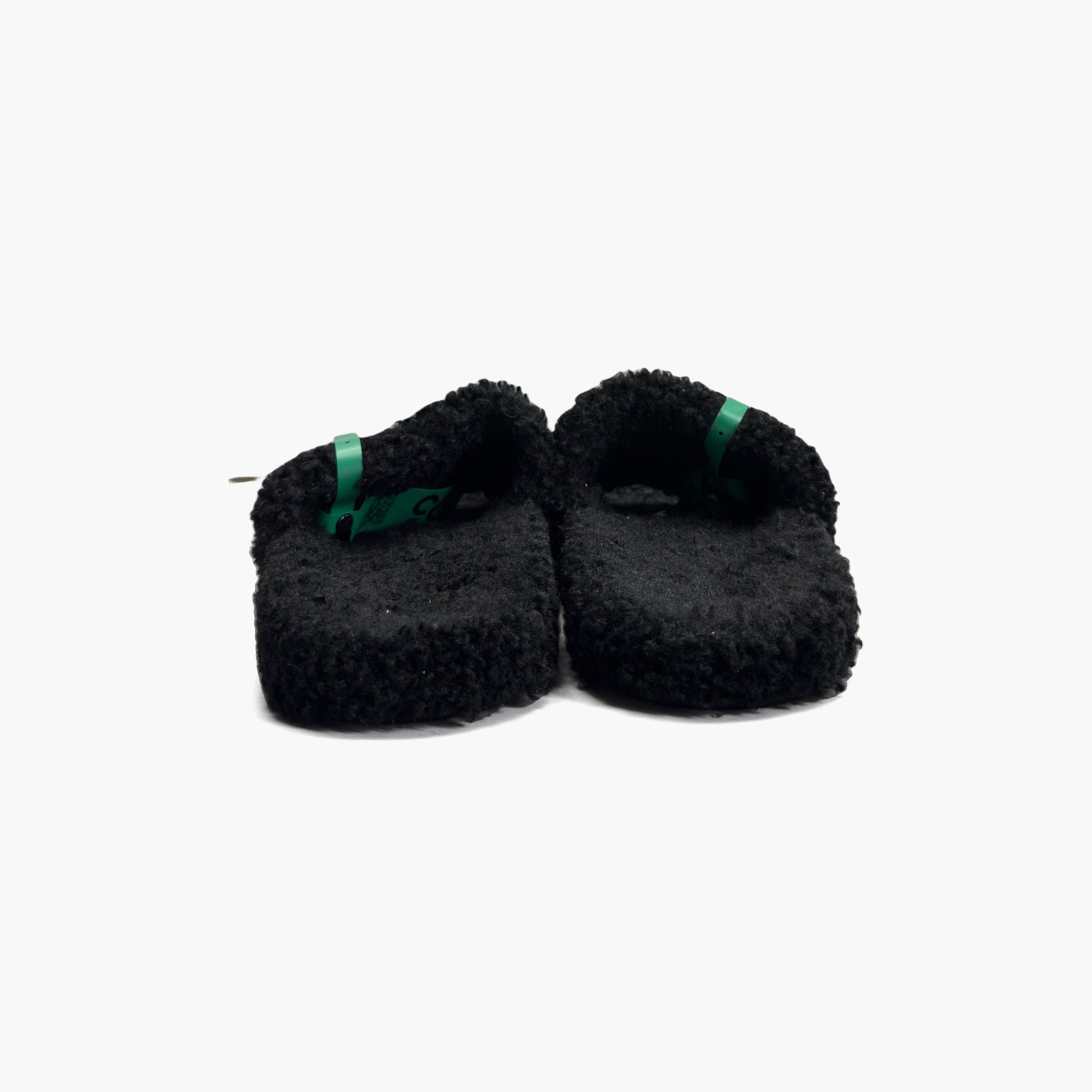 Balenciaga Balenciaga Logo Furry Slides US 9 / EU 42 Size US 9 / EU 42 - 6 Thumbnail