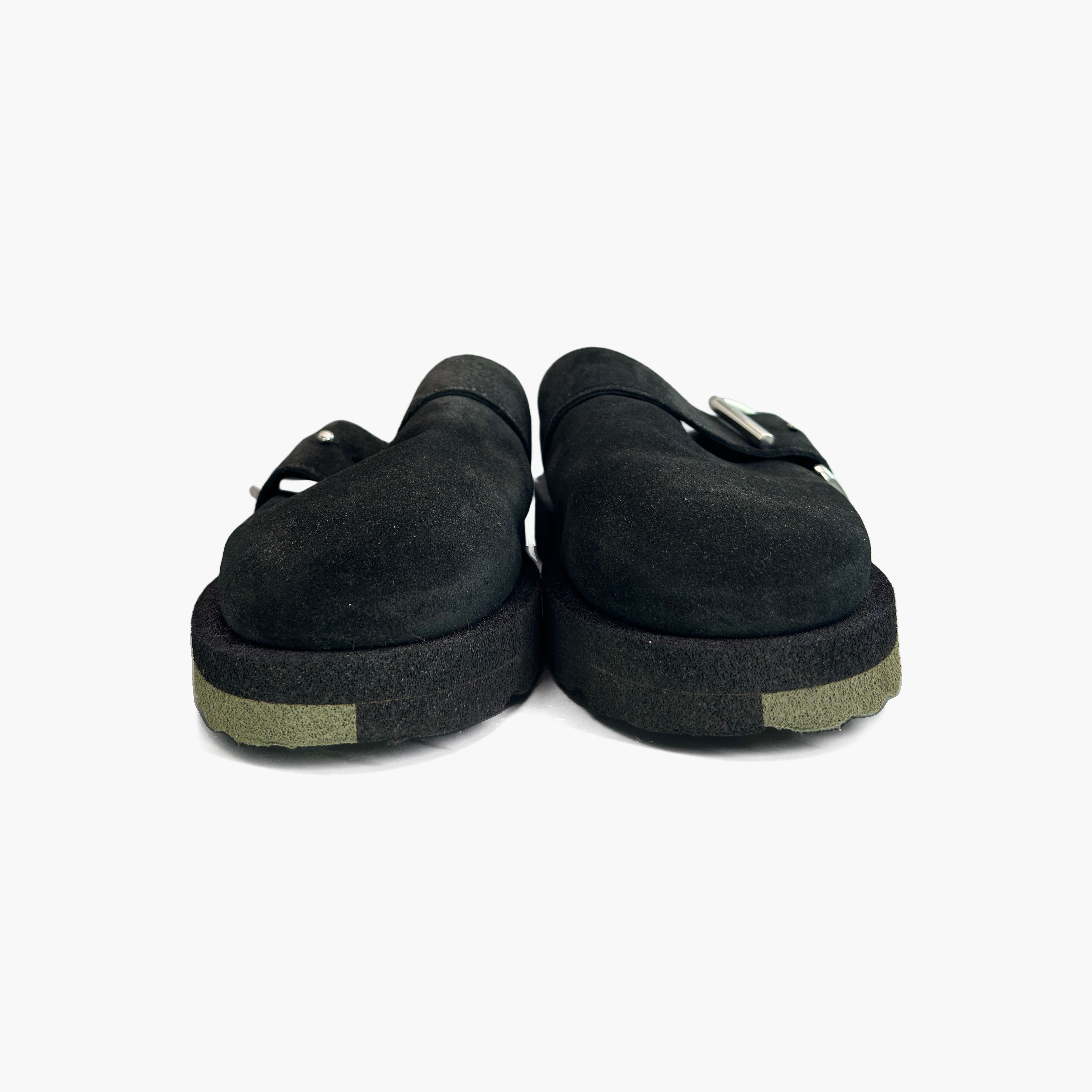 Off-White Off-White Suede Buckled Slides Size 40 Size US 7 / EU 40 - 5 Thumbnail