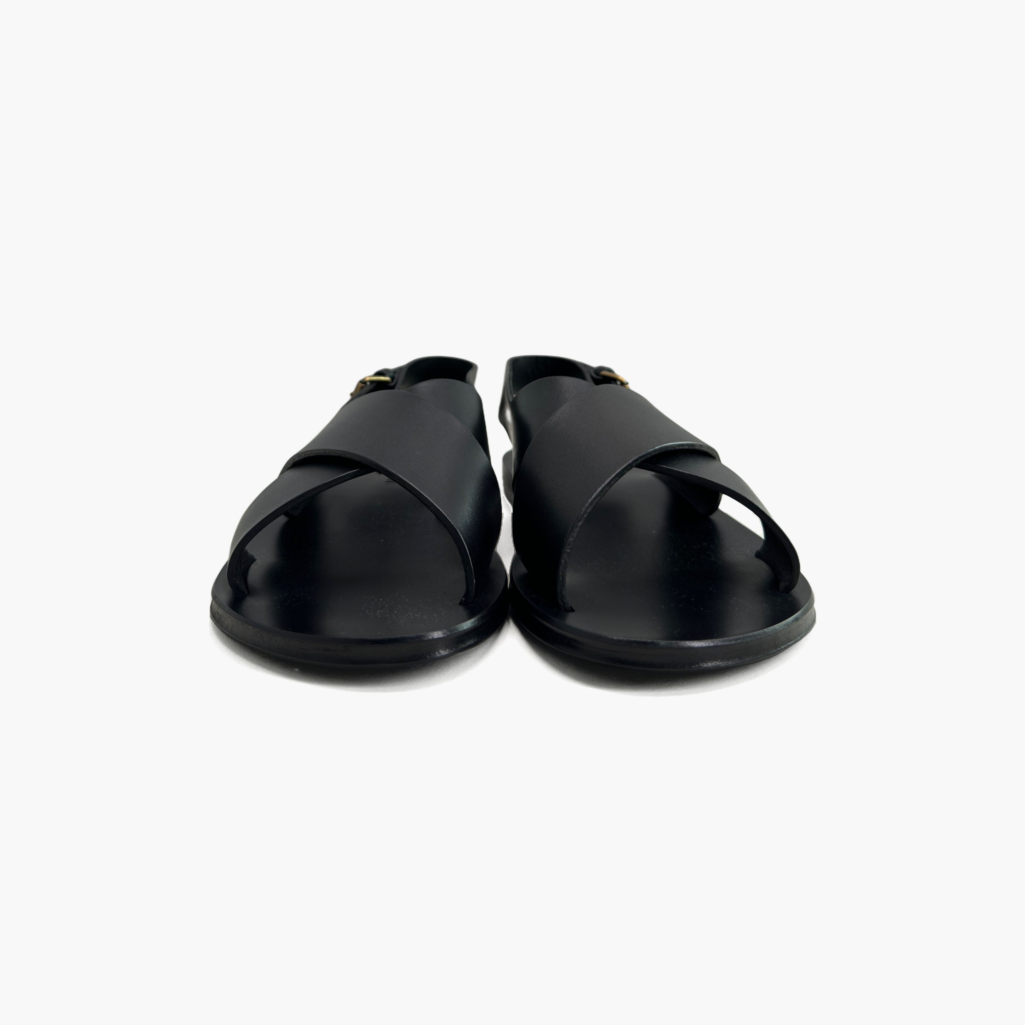 Saint Laurent Paris Saint Laurent Leather Criss-Cross Sandals US 8 Size US 8 / EU 41 - 5 Thumbnail