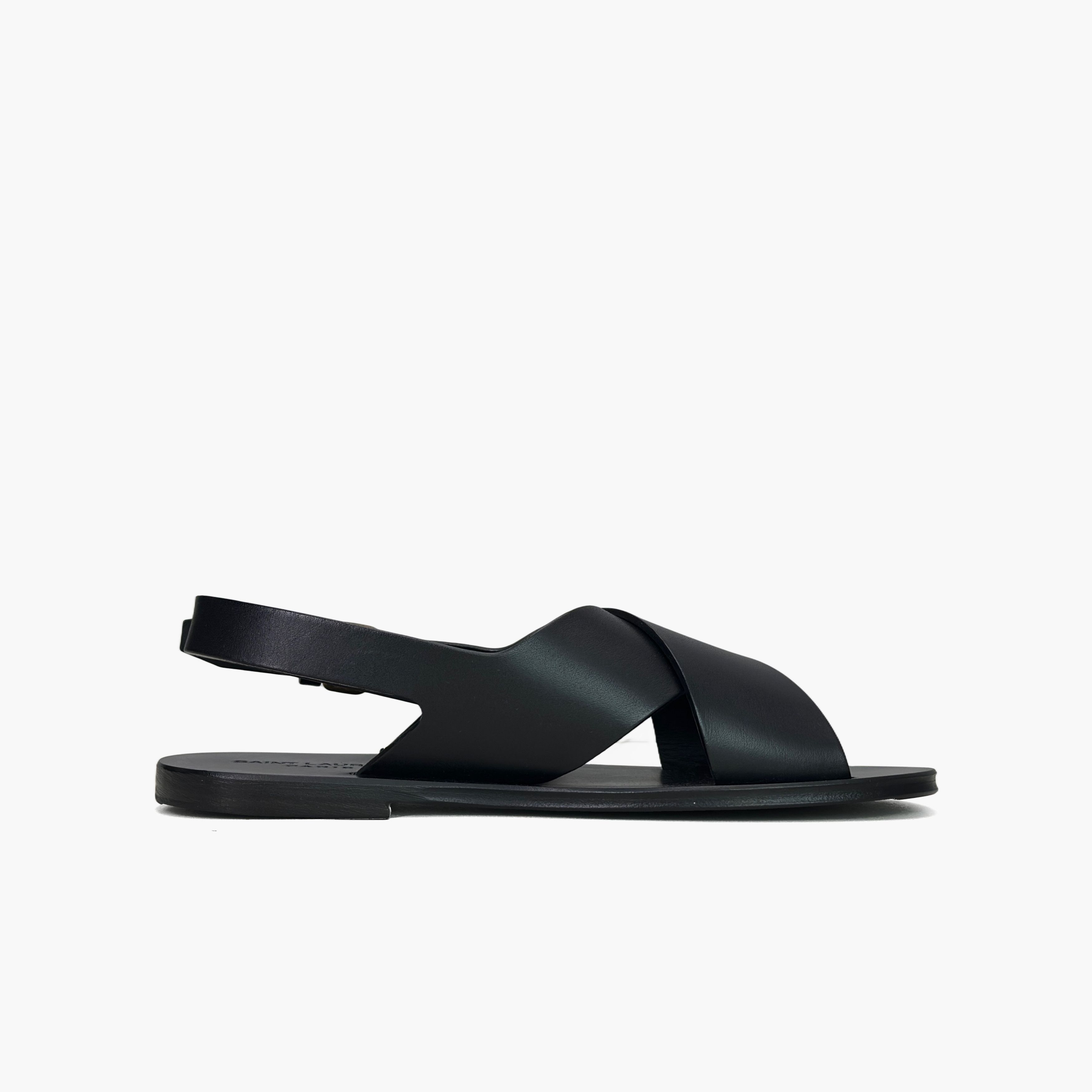 Saint Laurent Paris Saint Laurent Cross Strap Sandals Size 40 Size US 7 / EU 40 - 2 Thumbnail