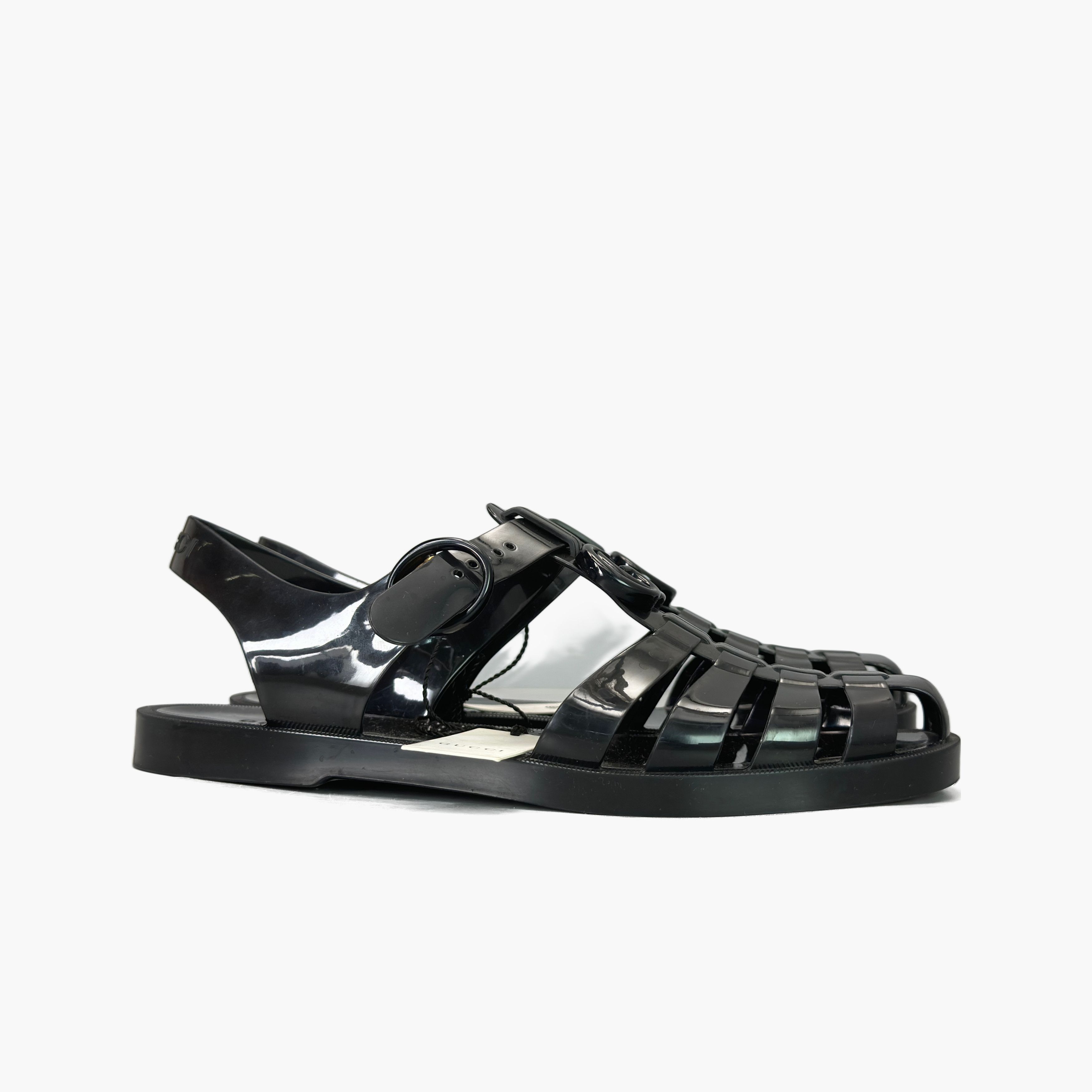 Gucci Gucci GG Logo Rubber Sandals Size 8 Size US 8 / EU 41 - 4 Thumbnail